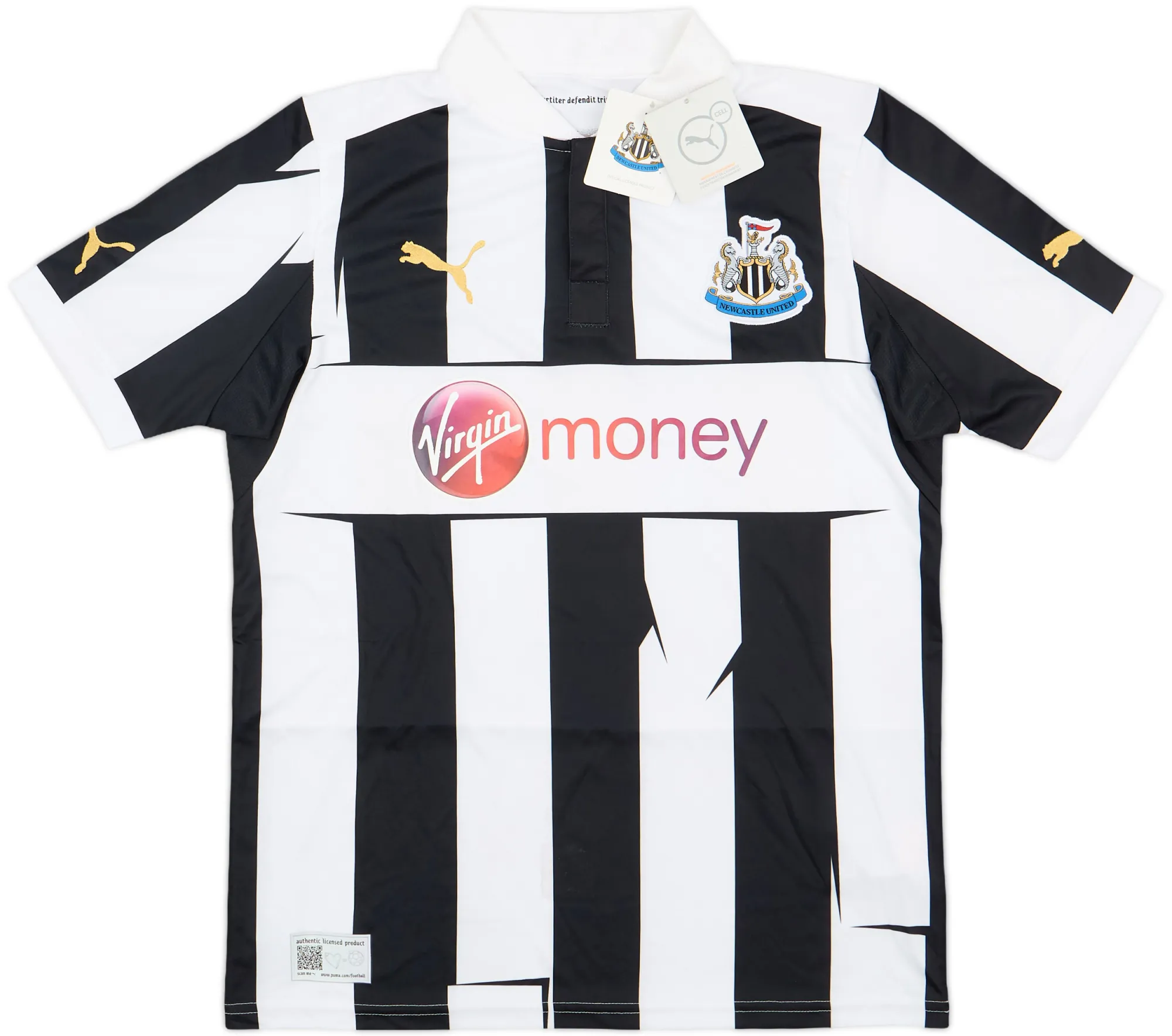 Puma Newcastle United Boys SS Home Shirt 2012/13