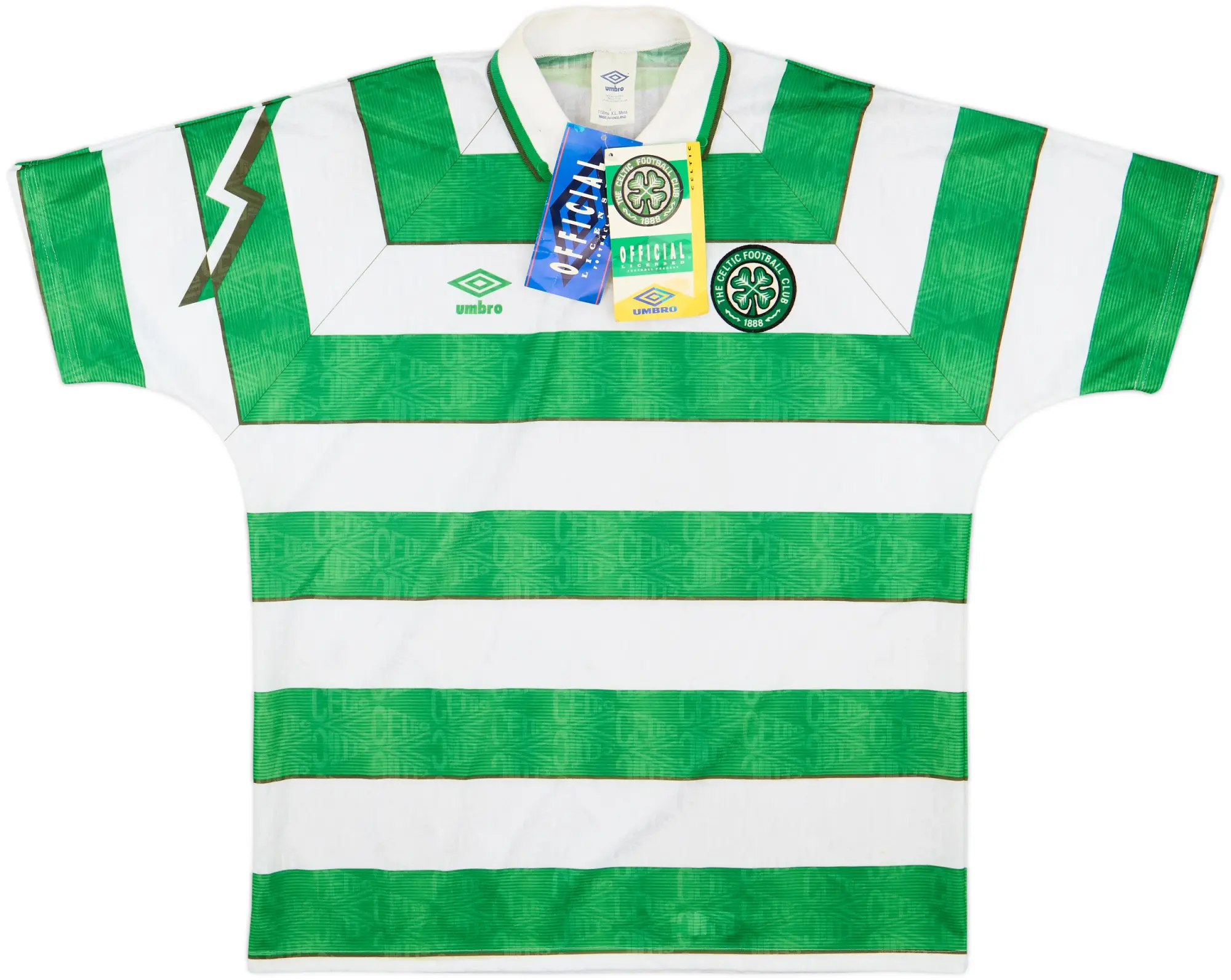 1991-92 Celtic Home Shirt (XL)