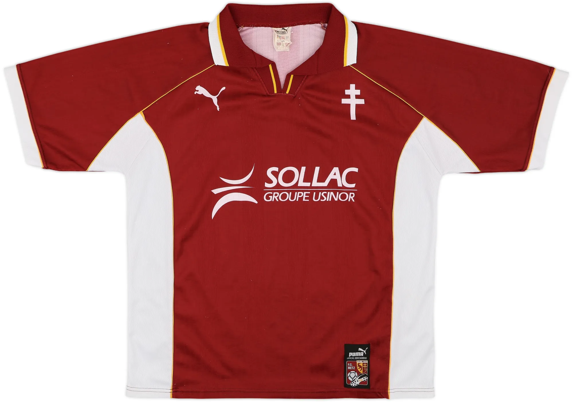 Puma Metz Mens SS Home Shirt 1998/99