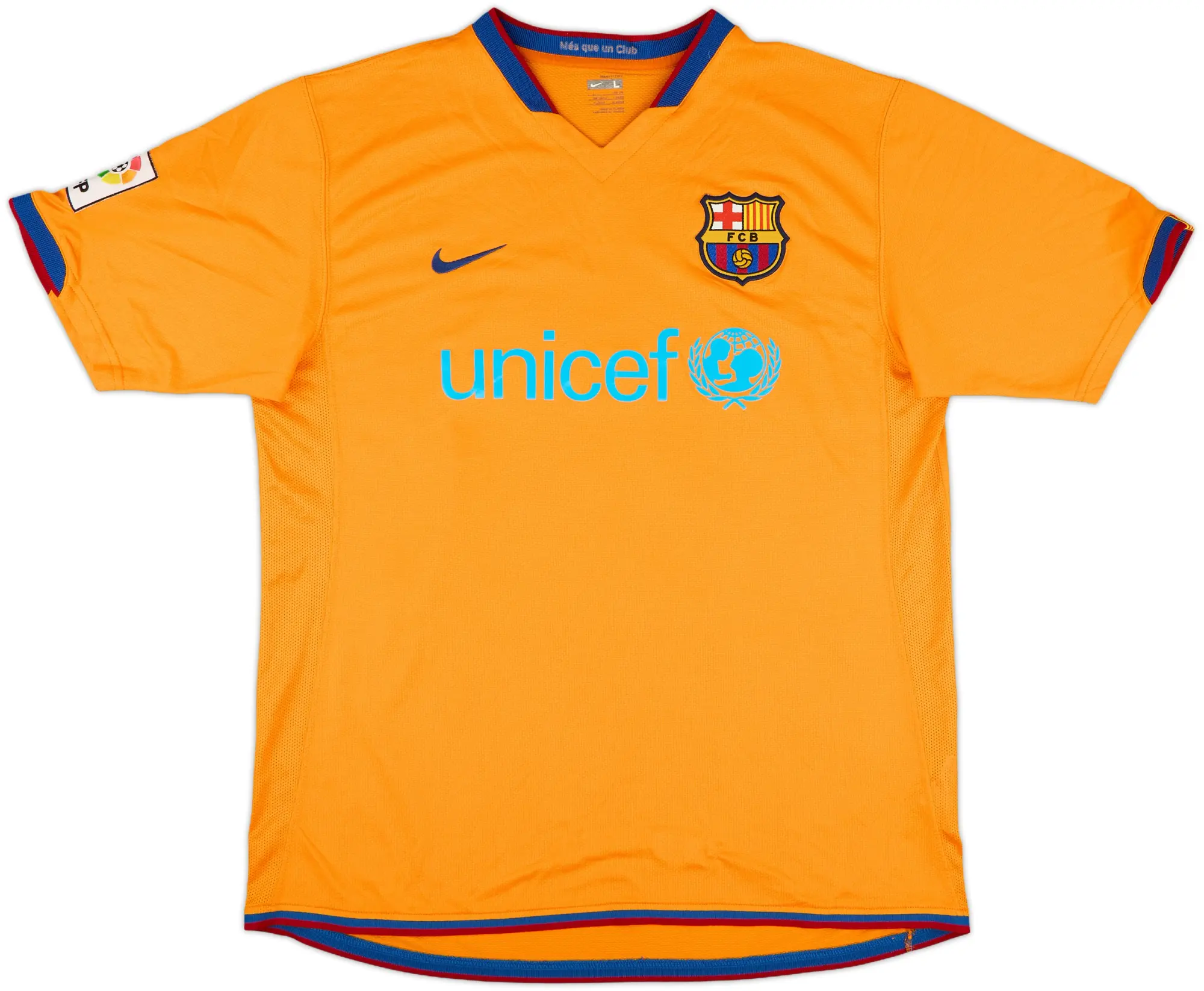 Nike Barcelona Boys SS Away Shirt 2006/08