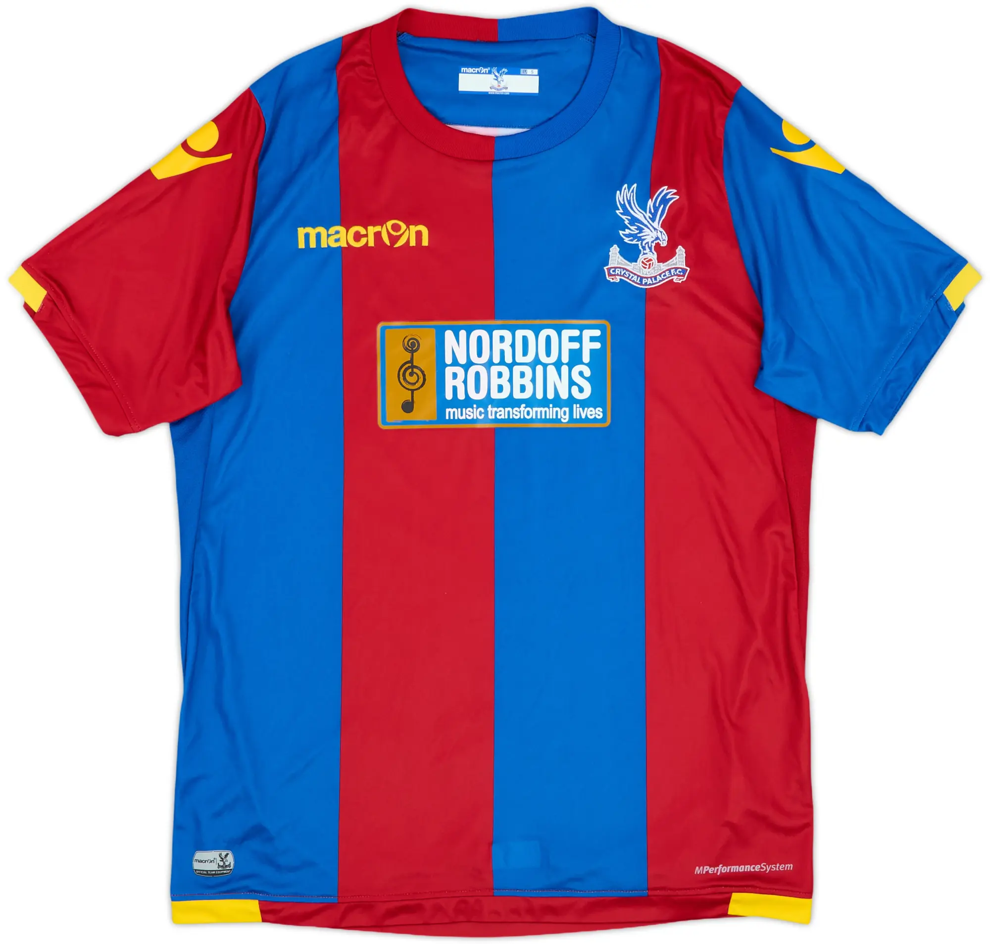 2015-16 Crystal Palace Youth Home Shirt - 10/10 - (S)
