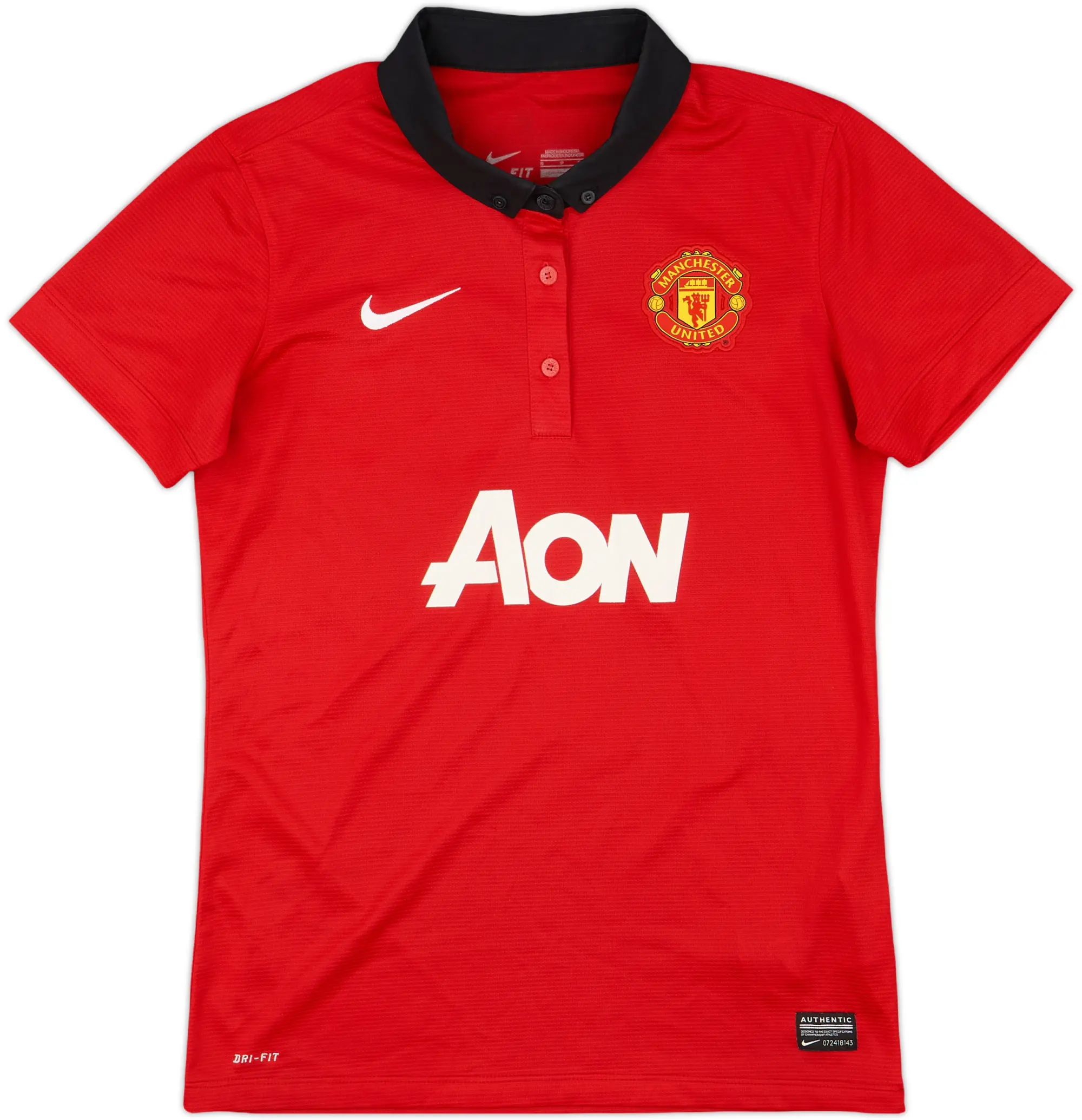 2013-14 Manchester United Home Shirt - 9/10 - (Women's S)