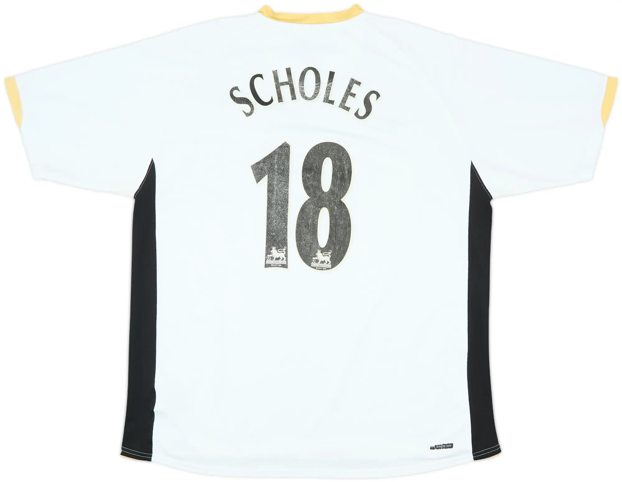 2006-08 Manchester United Away Shirt Scholes #18 - 6/10 - (XXL)