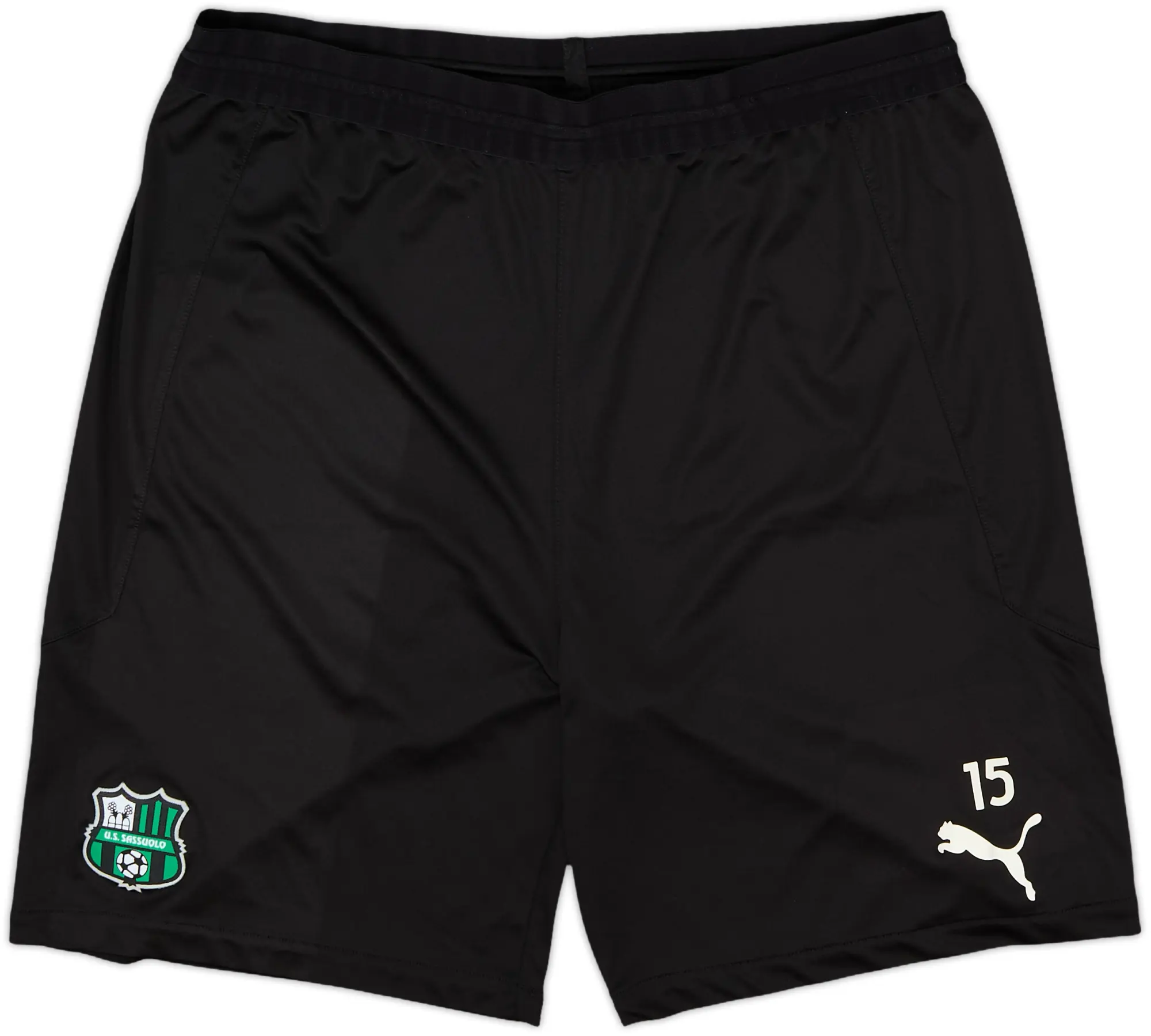 2021-22 Sassuolo Player Issue Puma Training Shorts #15 - 10/10 - (L)