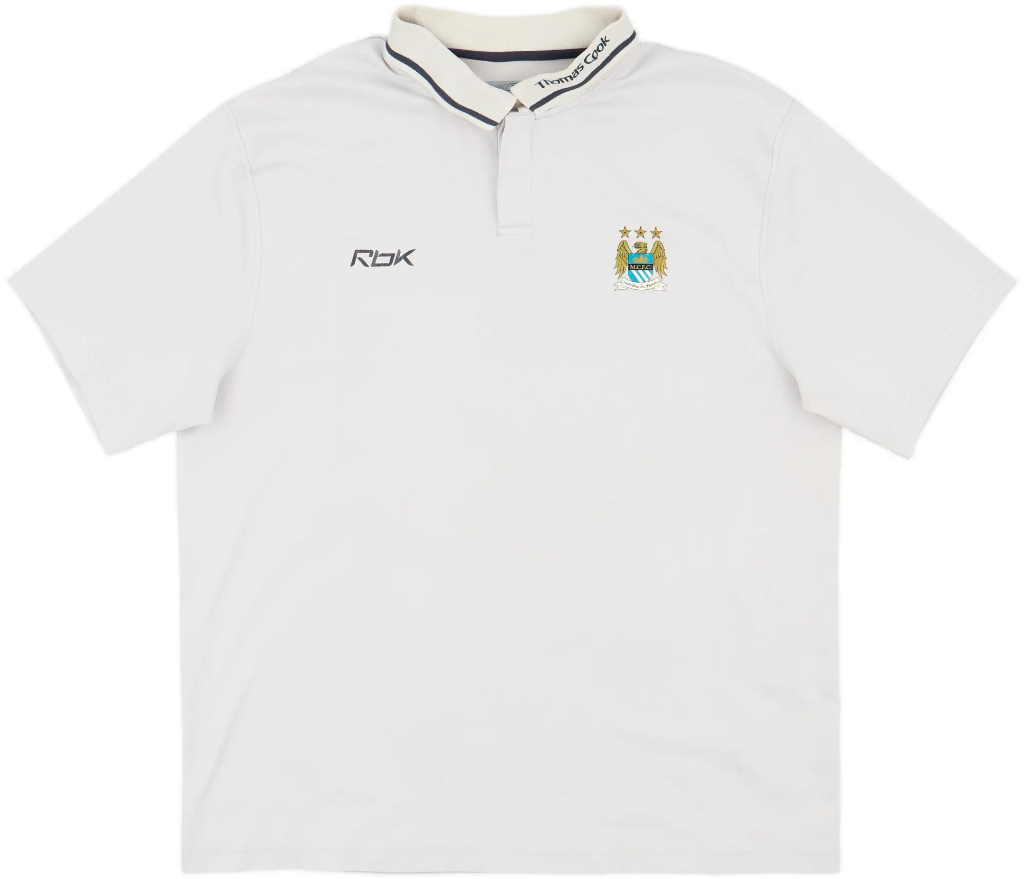2004-05 Manchester City Reebok Polo Shirt - 8/10 - (XL)