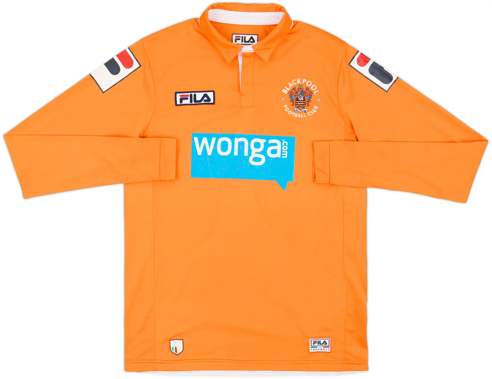 2011-13 Blackpool Home L/S Shirt - 7/10 - (XL.Boys)