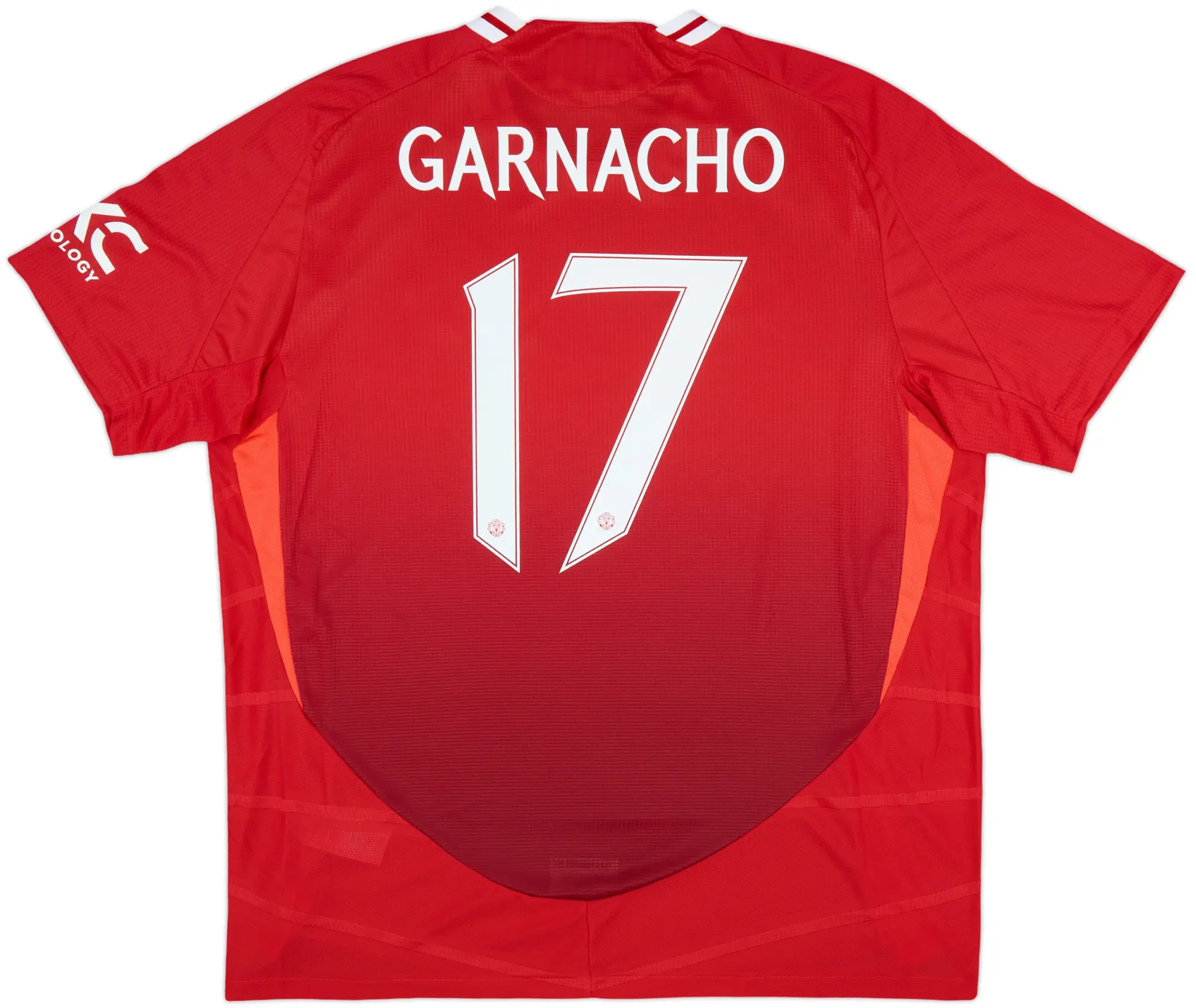 2024-25 Manchester United Authentic Home Shirt Garnacho #17 - 10/10 - (XXL)