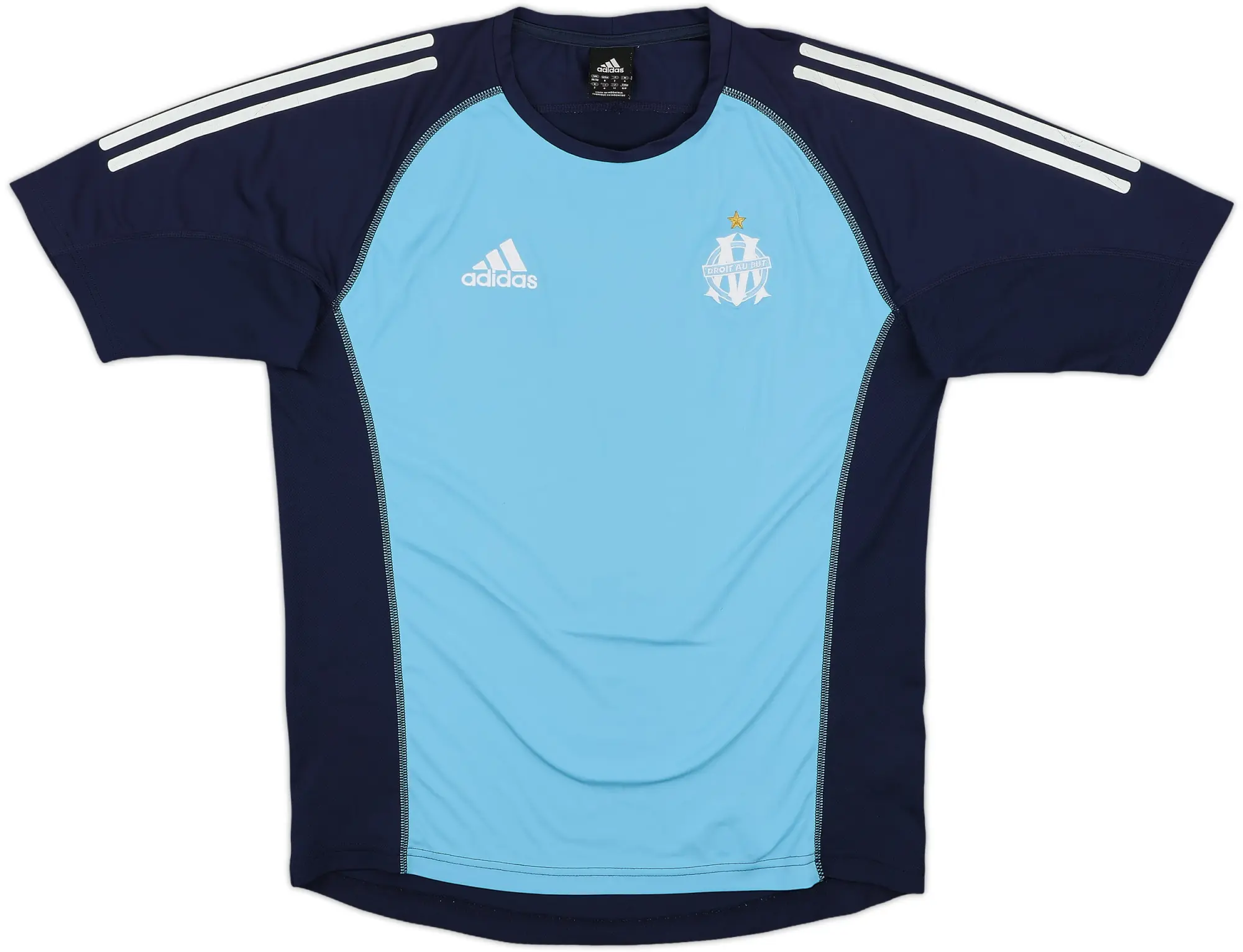 2002-03 Olympique Marseille adidas Training Shirt - 7/10 - (S/M)
