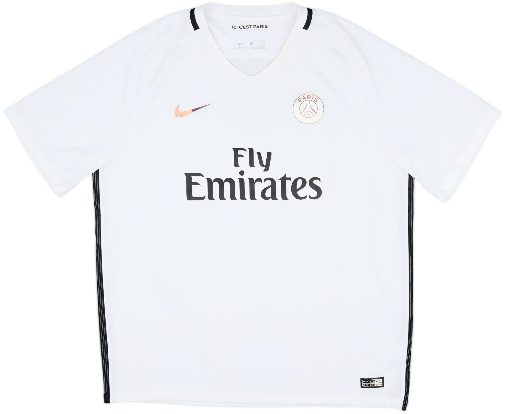 2016-17 Paris Saint-Germain Authentic Third Shirt - 9/10 - (XXL)