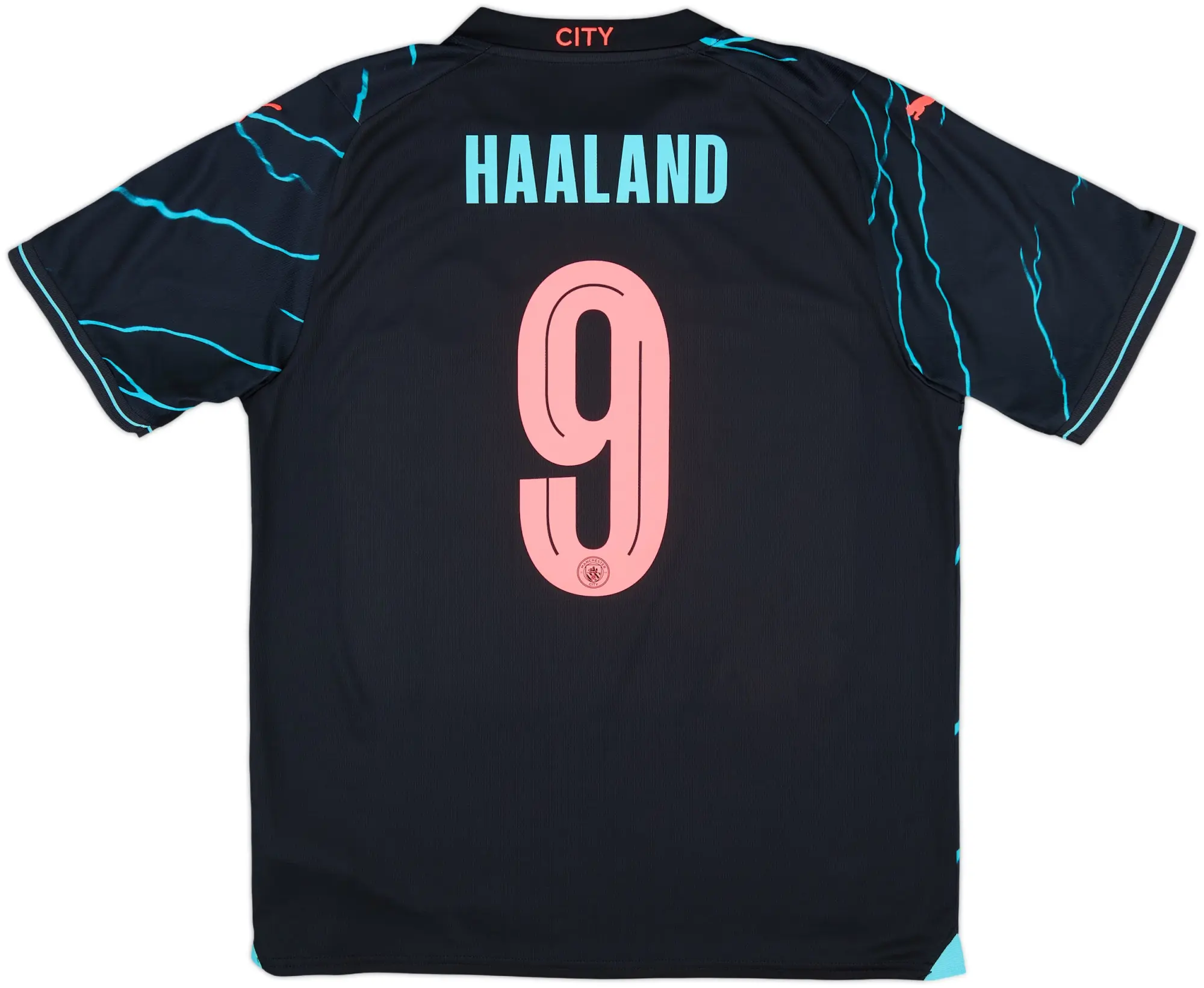 2023-24 Manchester City Third Shirt Haaland #9 - 10/10 - (L)