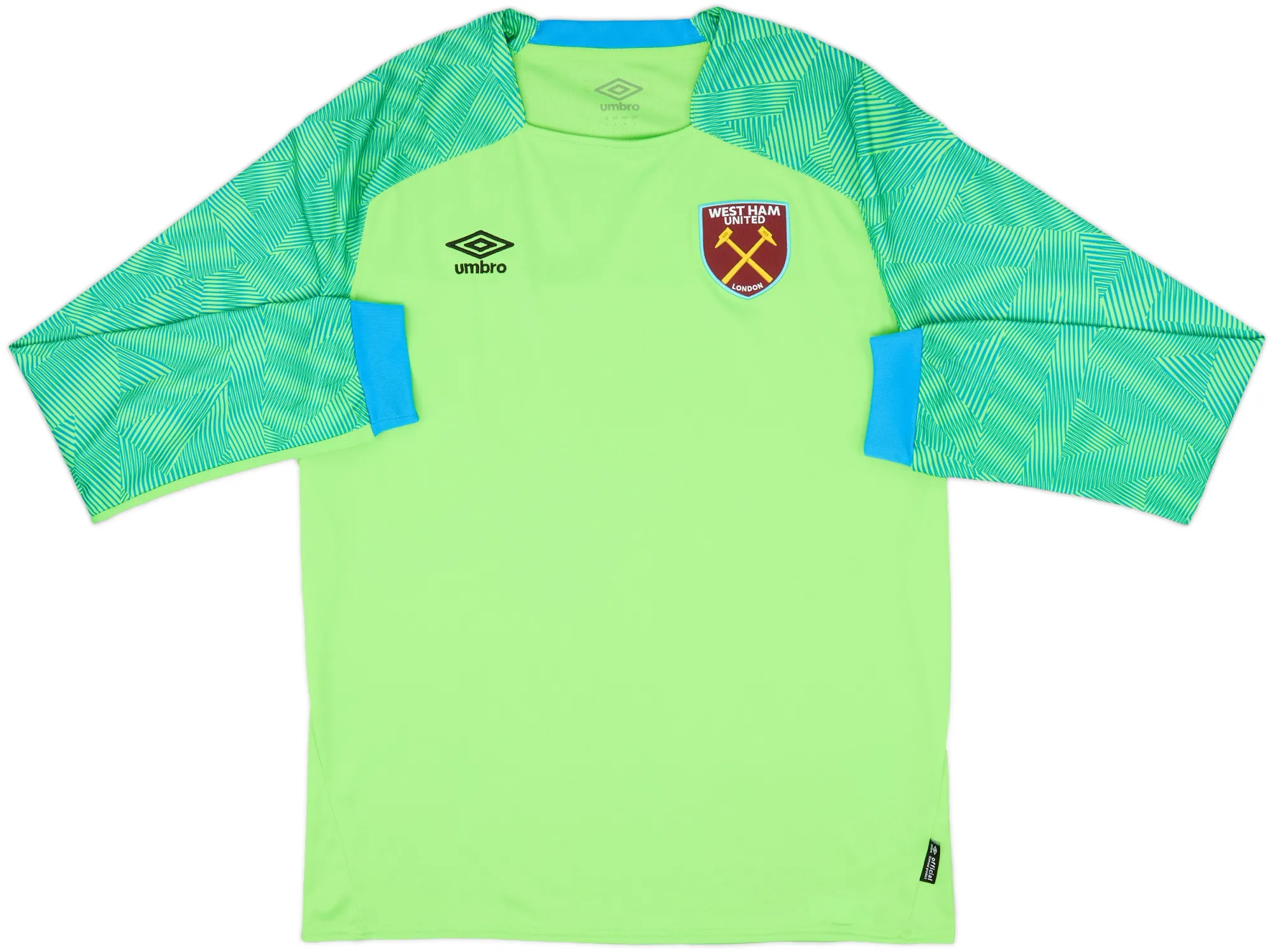 Umbro West Ham United Mens LS Goalkeeper Home Shirt 2018/19