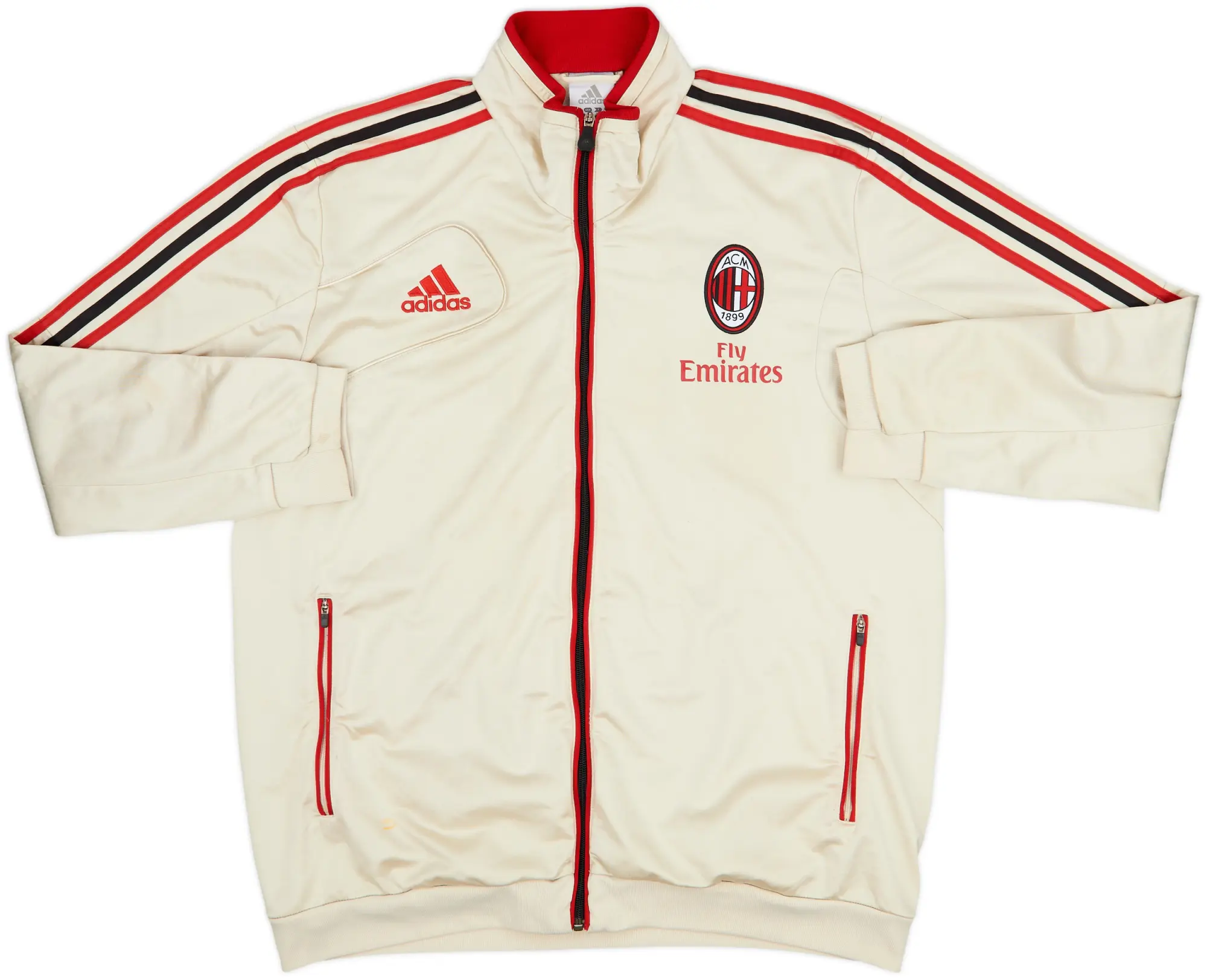 2012-13 AC Milan adidas Track Jacket - 8/10 - (L/XL)