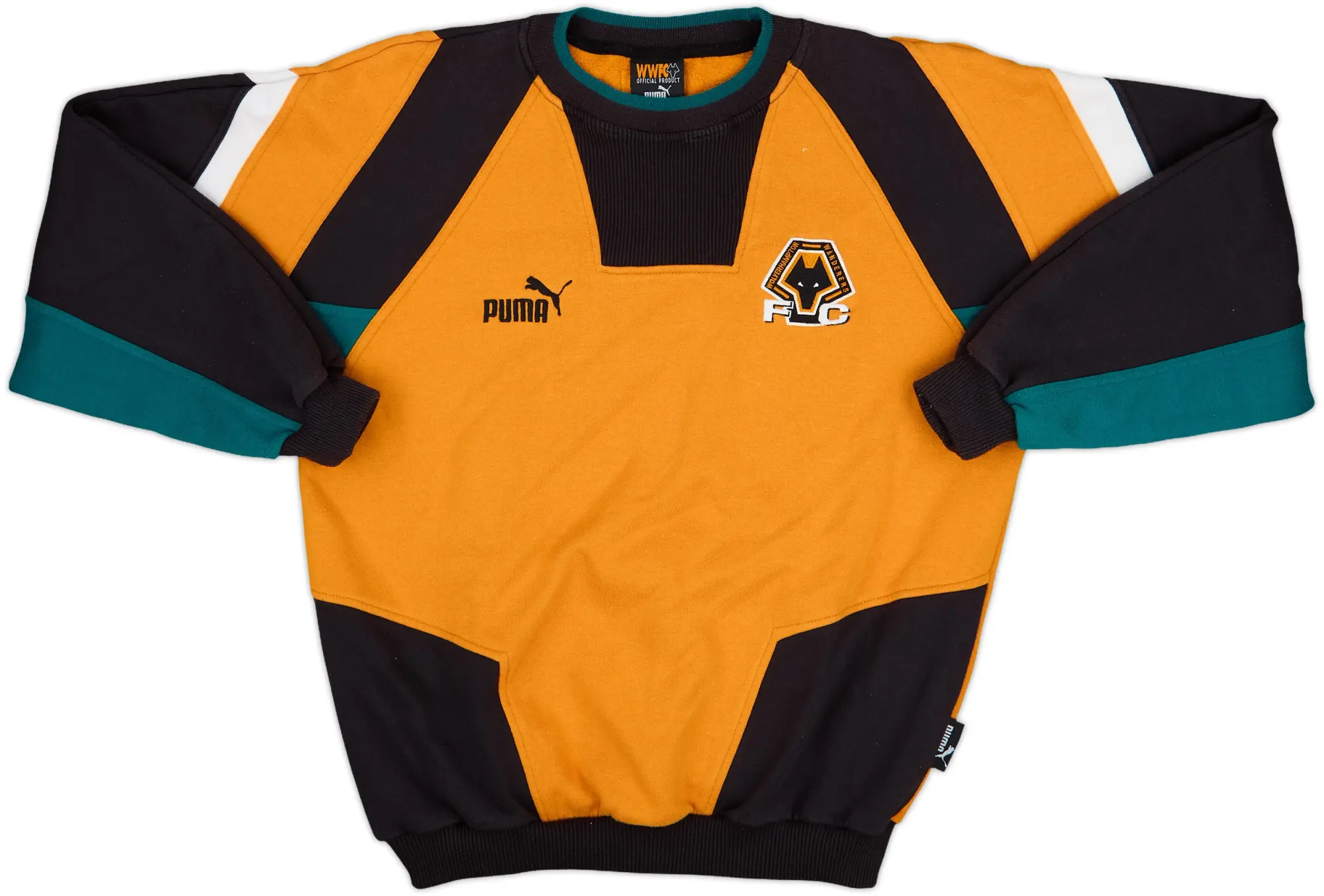 1996-97 Wolves Puma Sweat Top - 8/10 - (S)