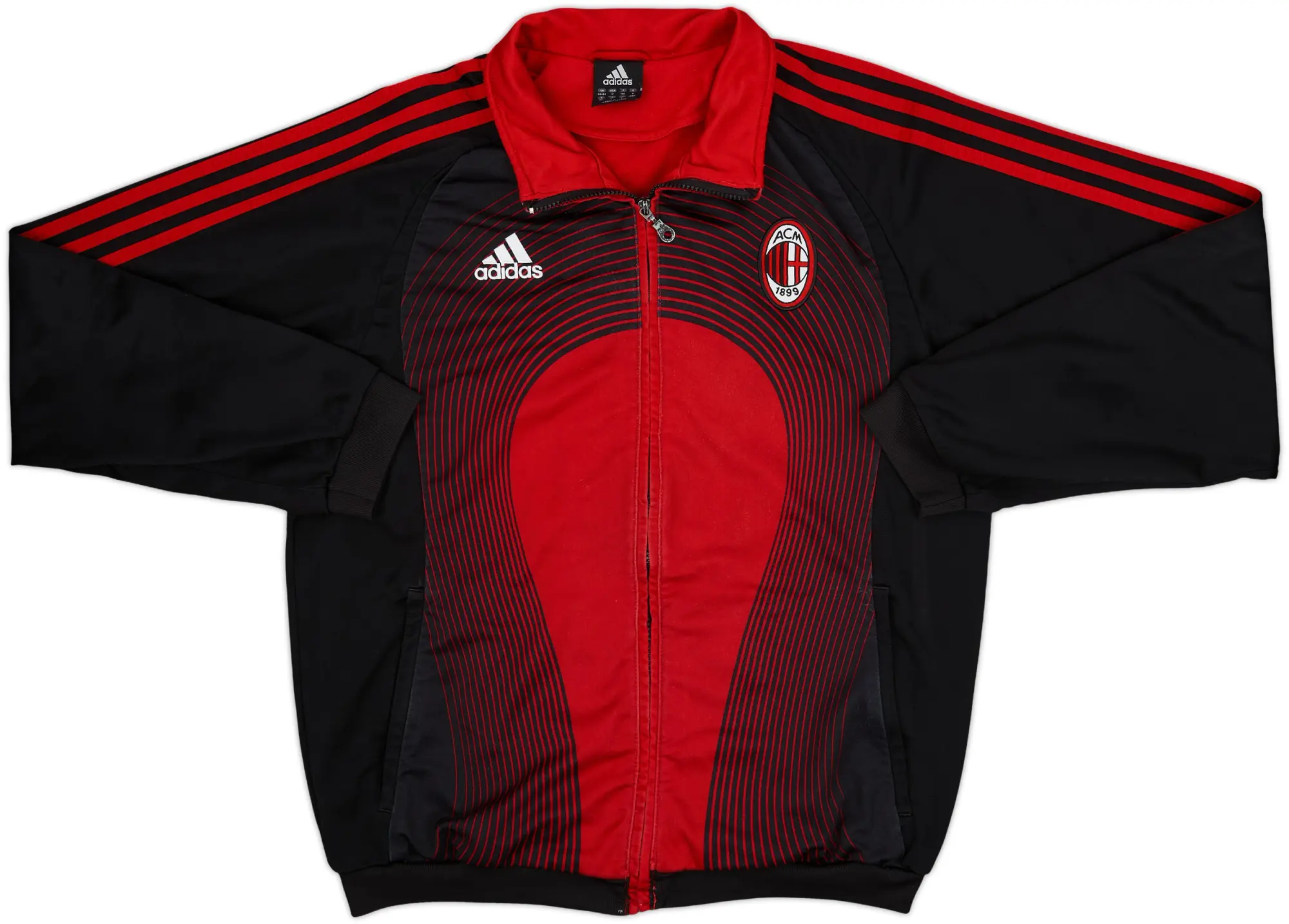 2006-07 AC Milan adidas Track Jacket - 8/10 - (M/L)