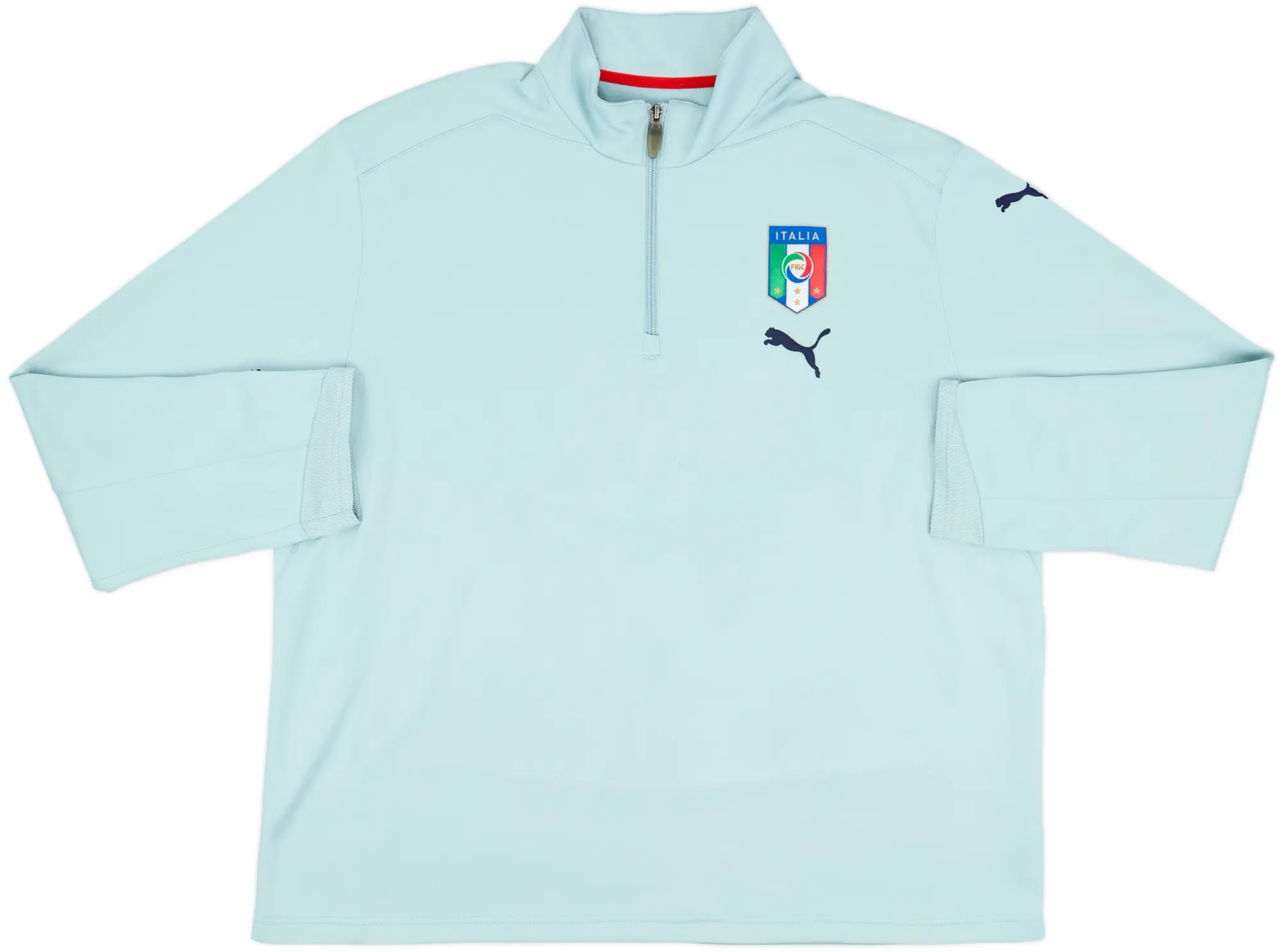 2008-09 Italy Puma 1/4 Zip Drill Top - 8/10 - (XXL)