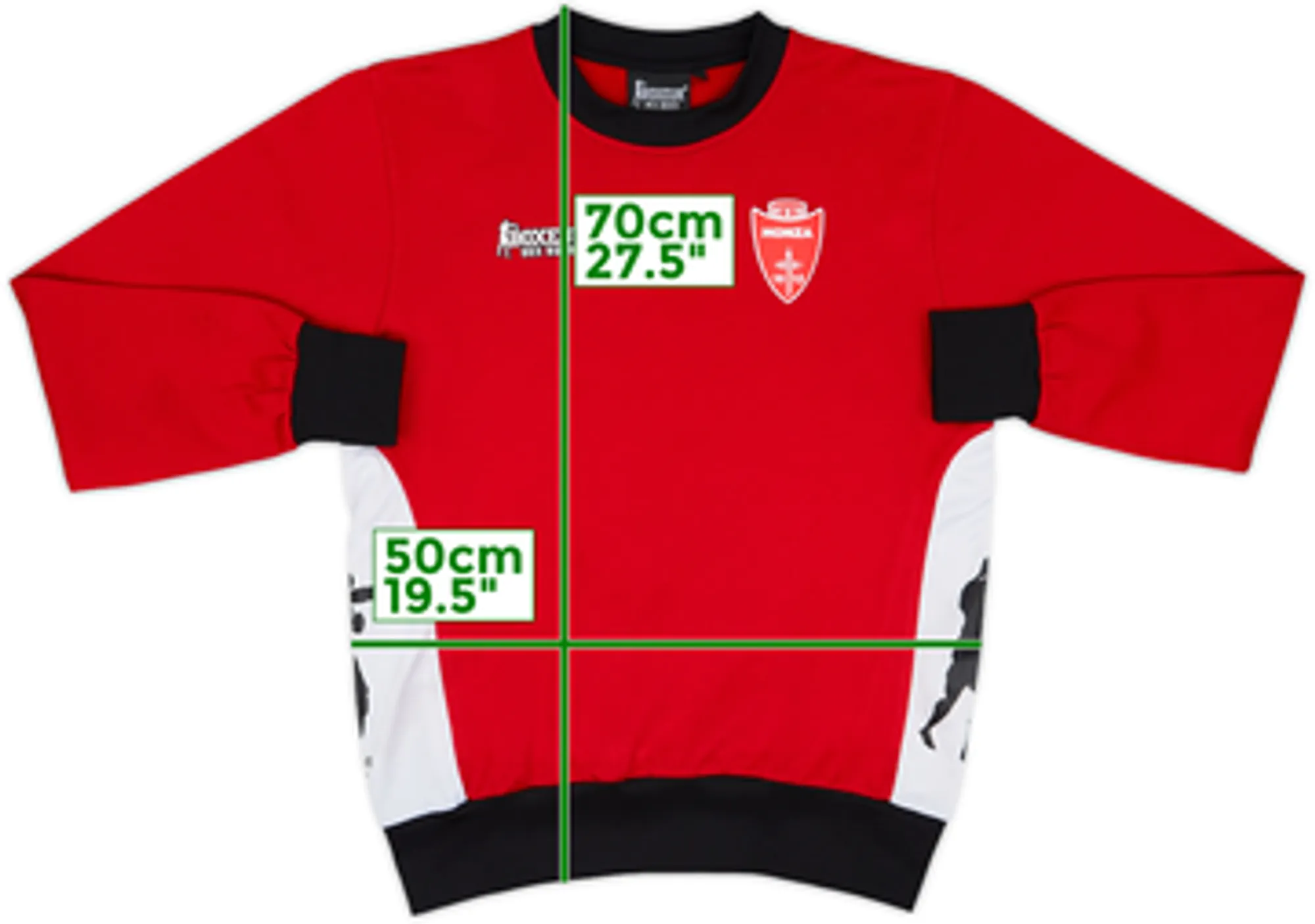 Hoodies/Sweat Tops Monza Mens SS Home Shirt 2018/19
