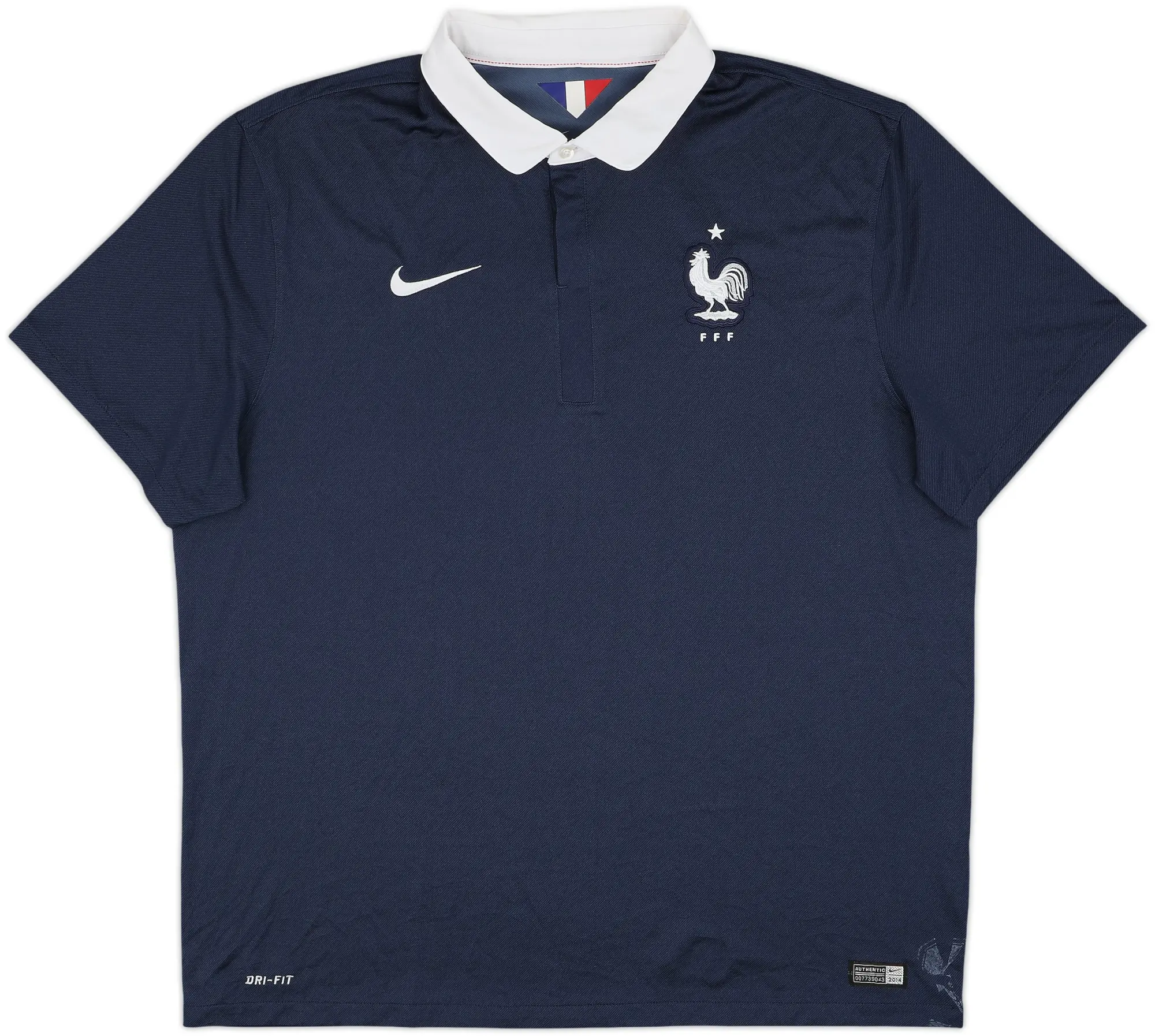 Nike France Mens SS Home Shirt 2014