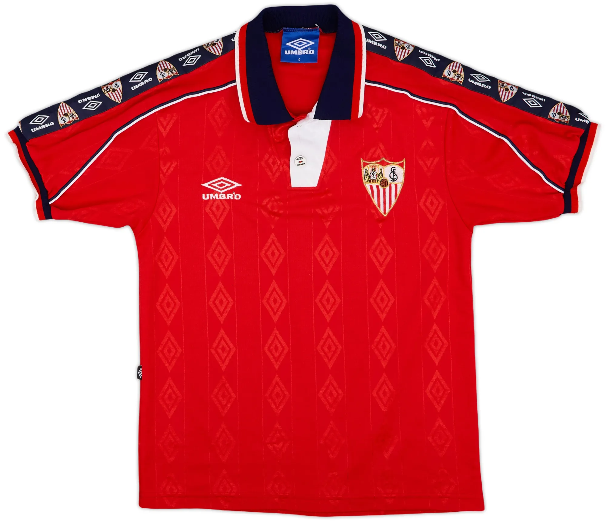 Umbro Sevilla Mens SS Away Shirt 1998/99