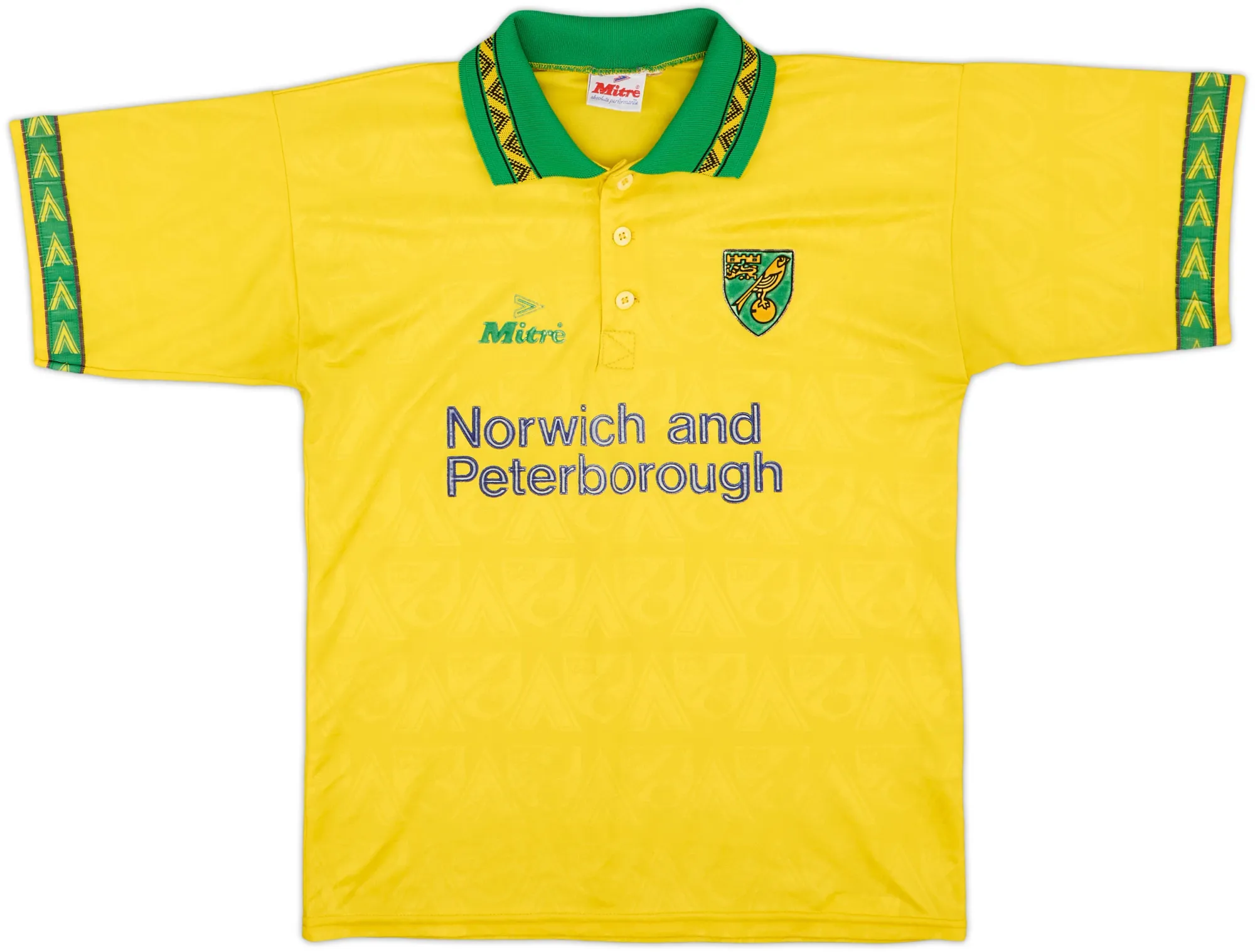 Home Norwich City Mens SS Home Shirt 1994/96