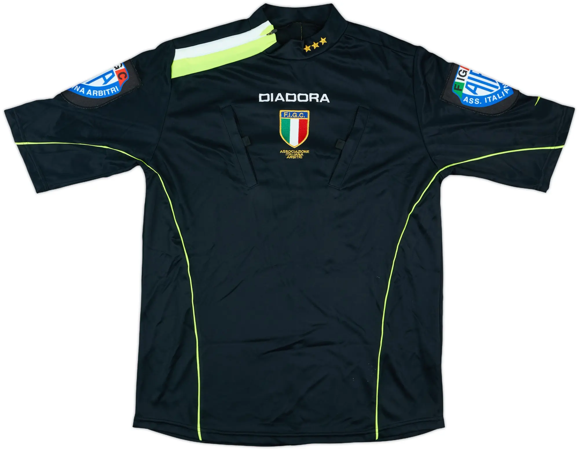 2005-07 Italy Diadora Referee Shirt - 7/10 - (M)