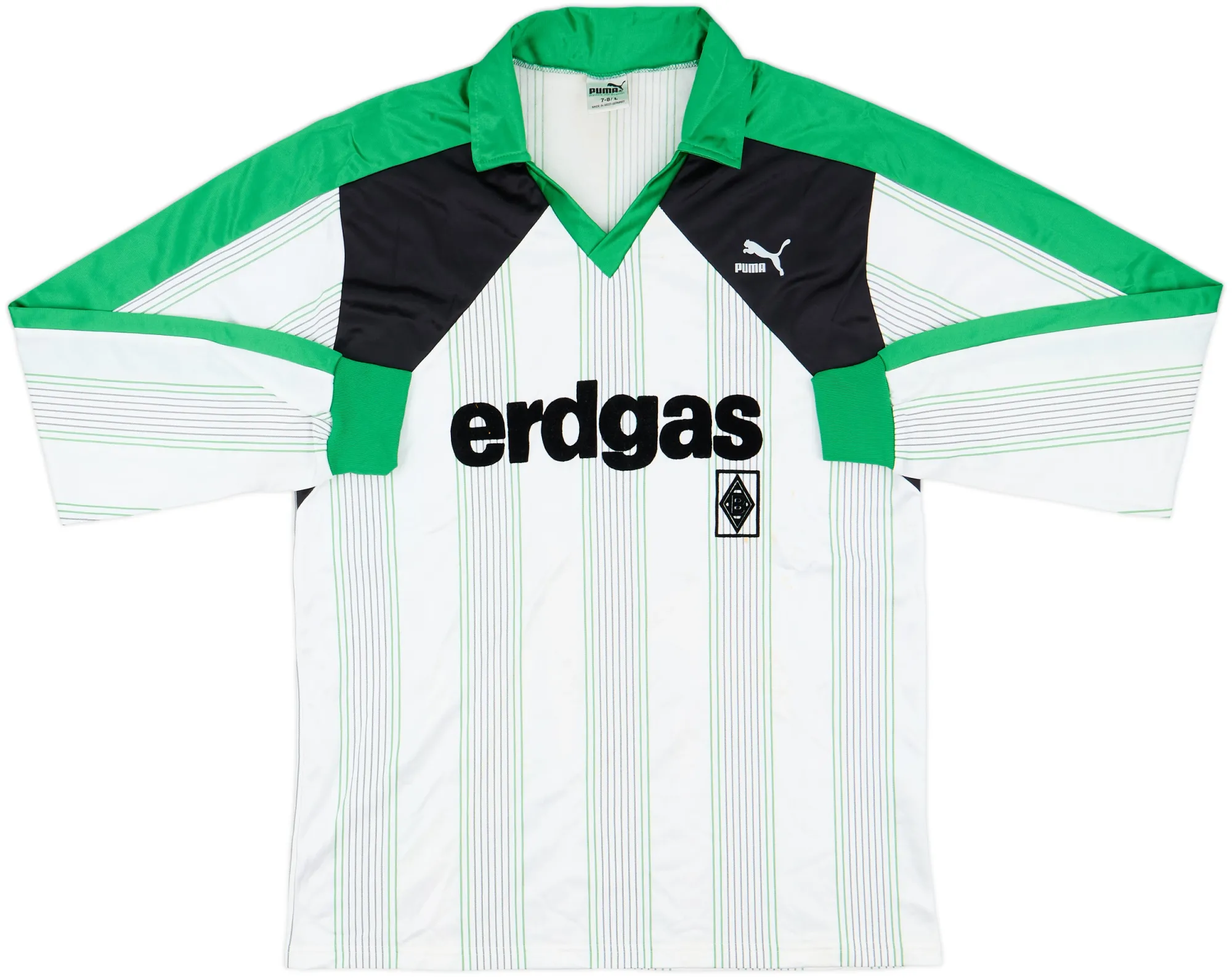 Puma Borussia Monchengladbach Mens LS Home Shirt 1987/89