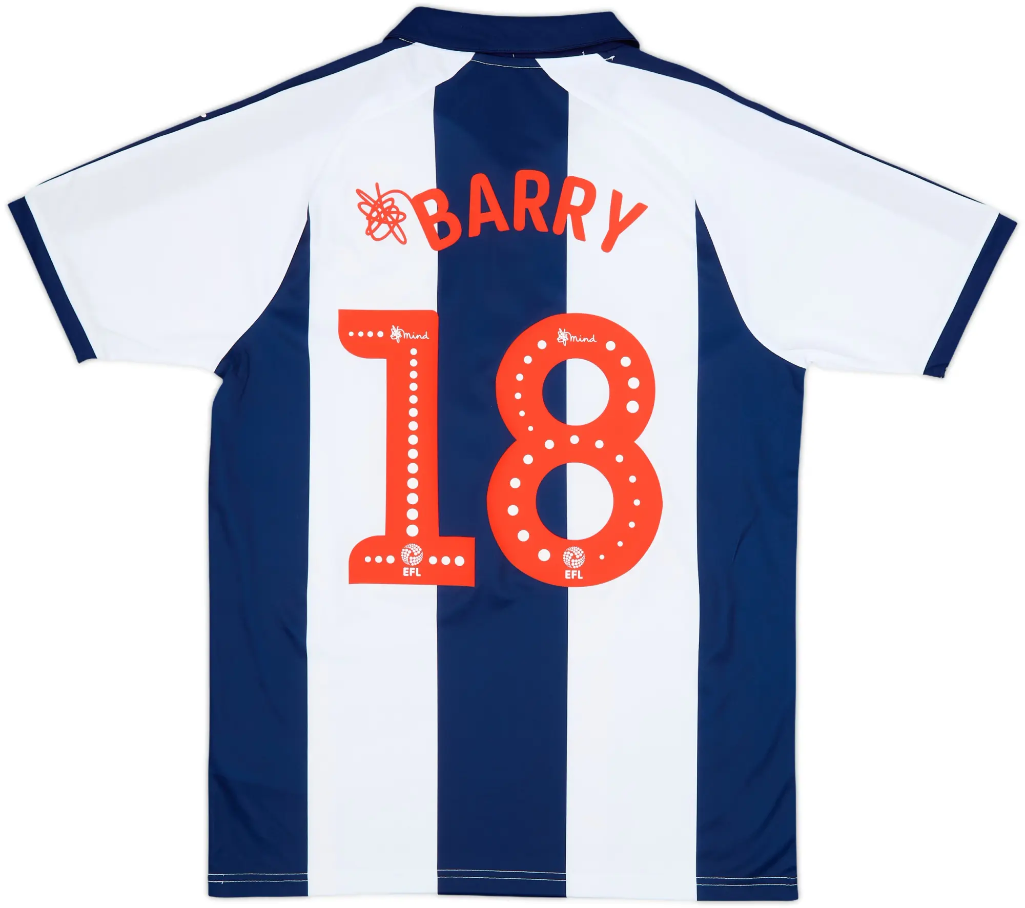 2018-19 West Brom Home Shirt Barry #18 (M)