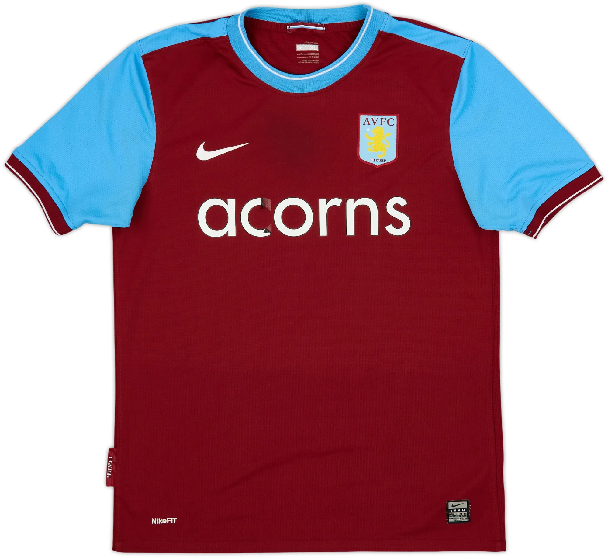 Nike Aston Villa Boys SS Home Shirt 2009/10