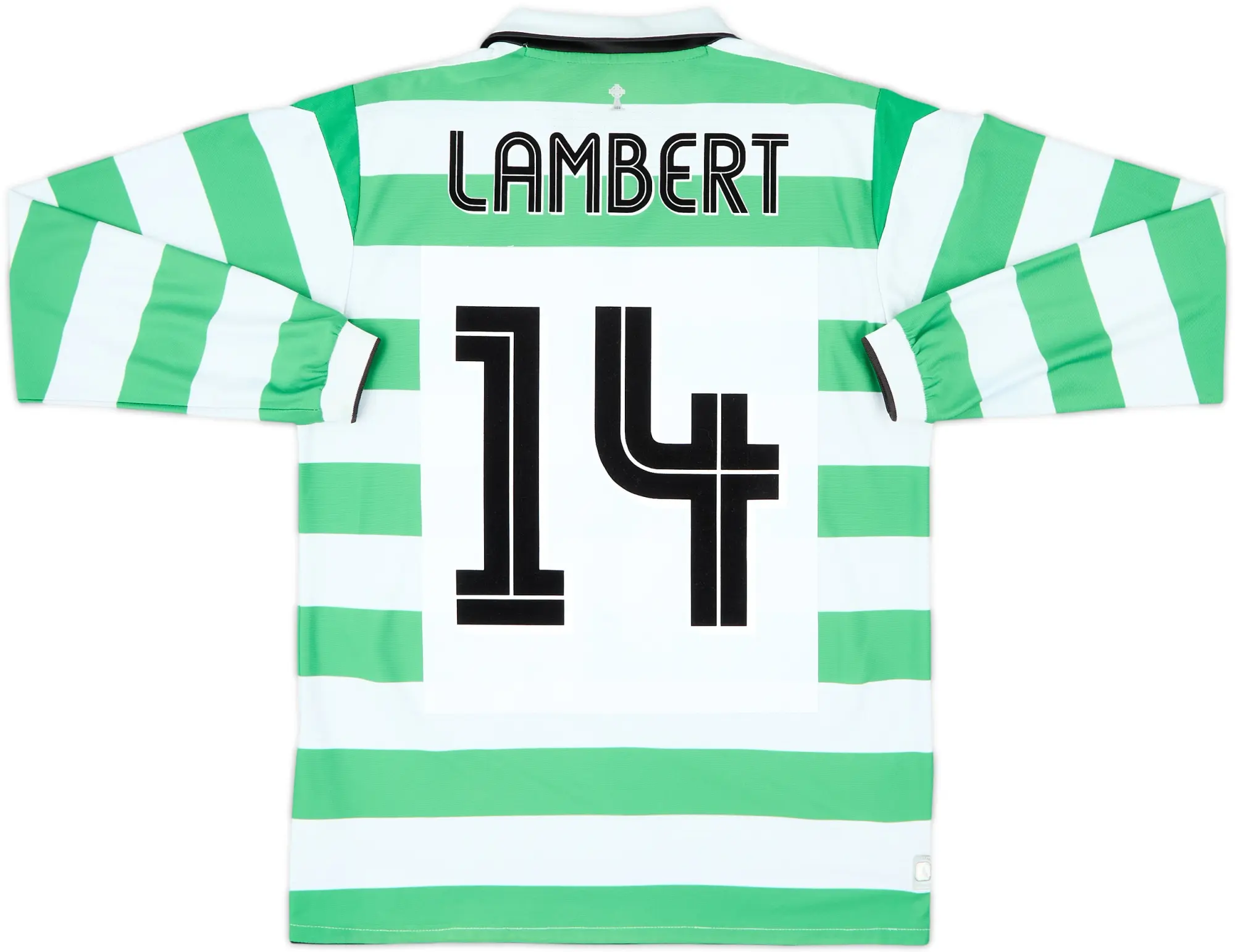 2004-05 Celtic Home L/S Shirt Lambert #14 - 6/10 - (S)
