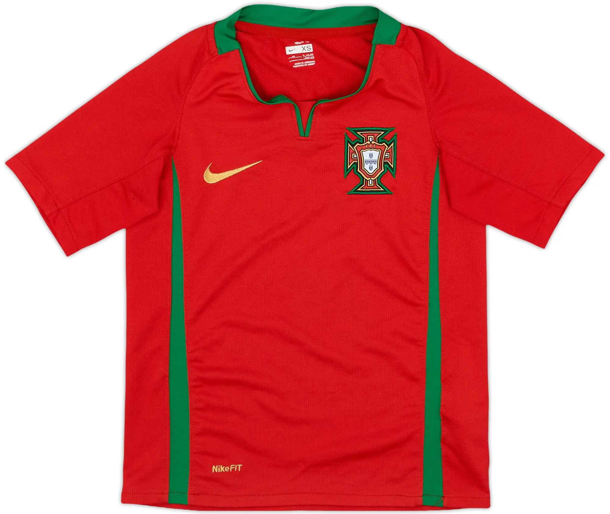 Nike Portugal Mens SS Home Shirt 2008