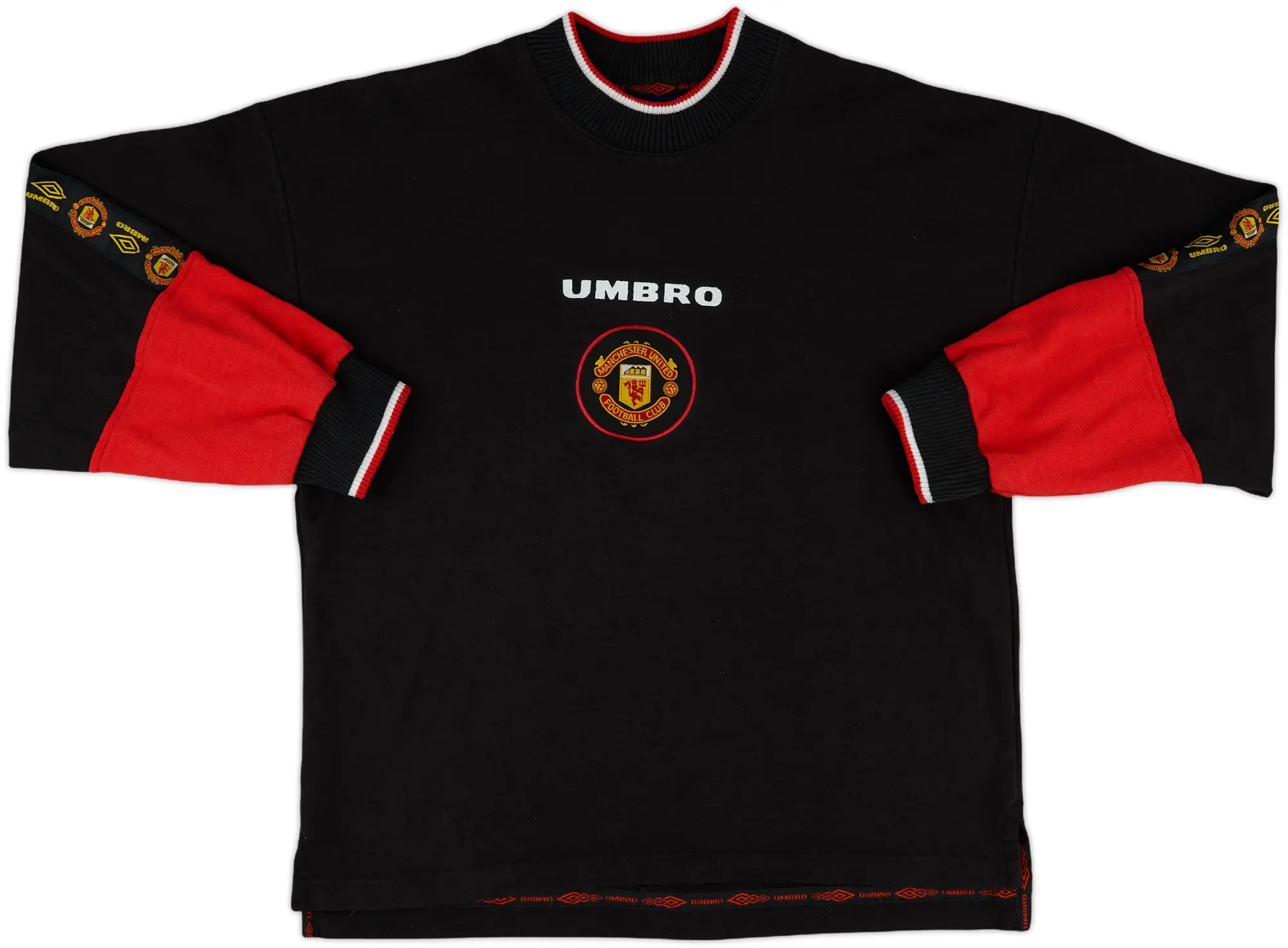 1996-97 Manchester United Umbro Sweat Top - 8/10 - (S)