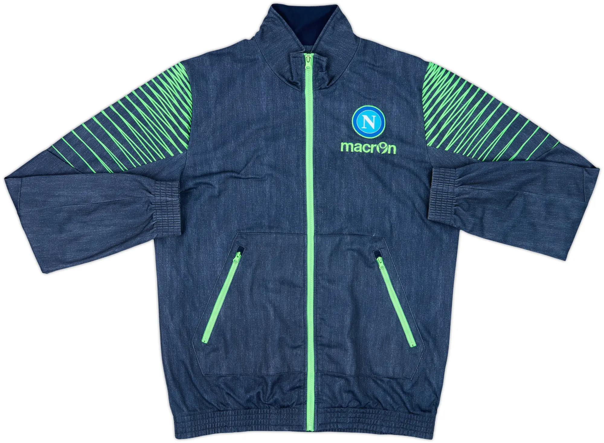 2014-15 Napoli Macron Track Jacket - 8/10 - (L)