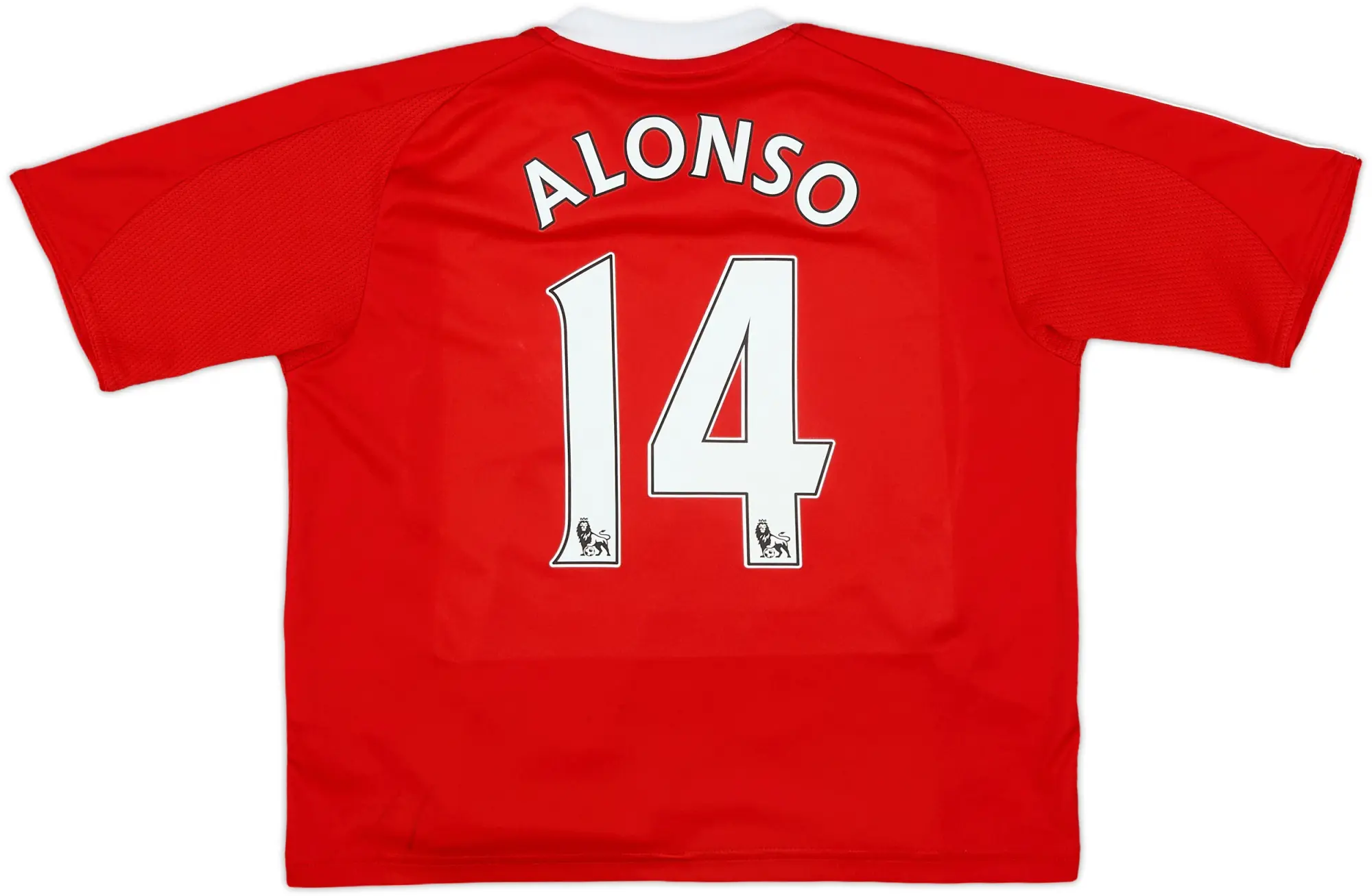 2008-10 Liverpool Home Shirt Alonso #14 - 9/10 - (6-7 Years)