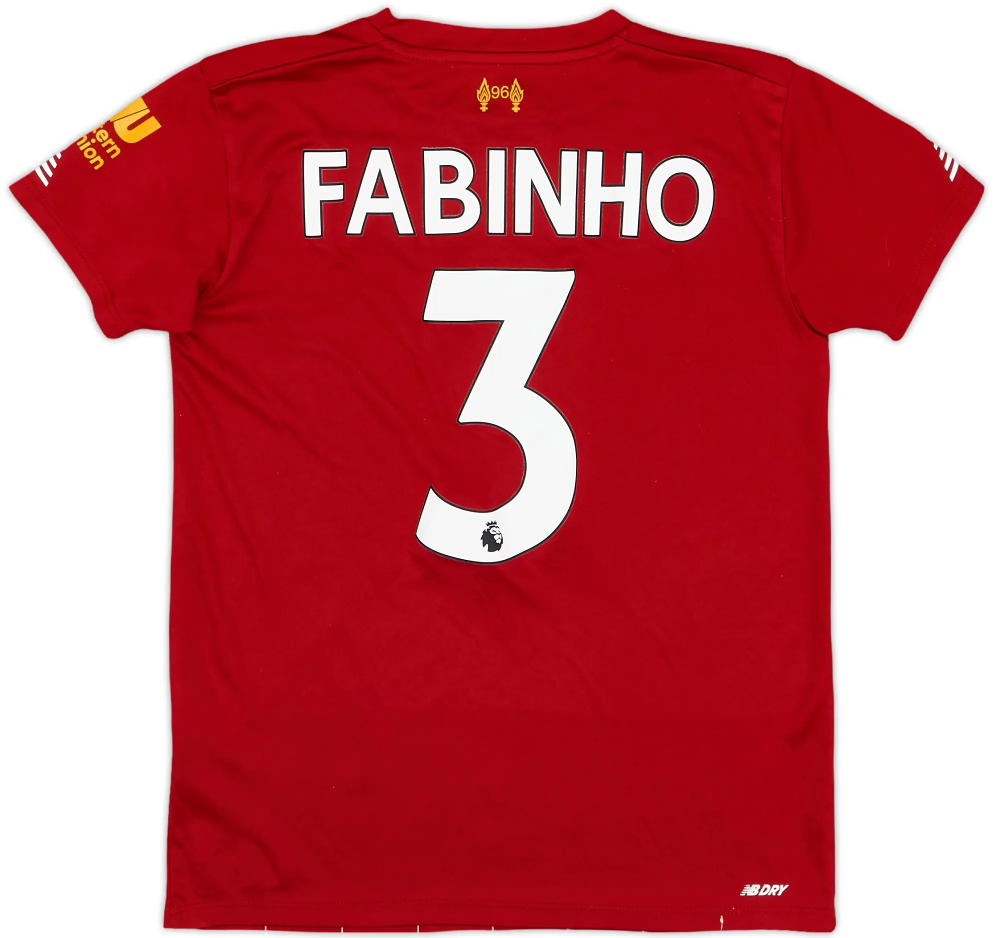 2019-20 Liverpool Home Shirt Fabinho #3 - 9/10 - (S.Boys)