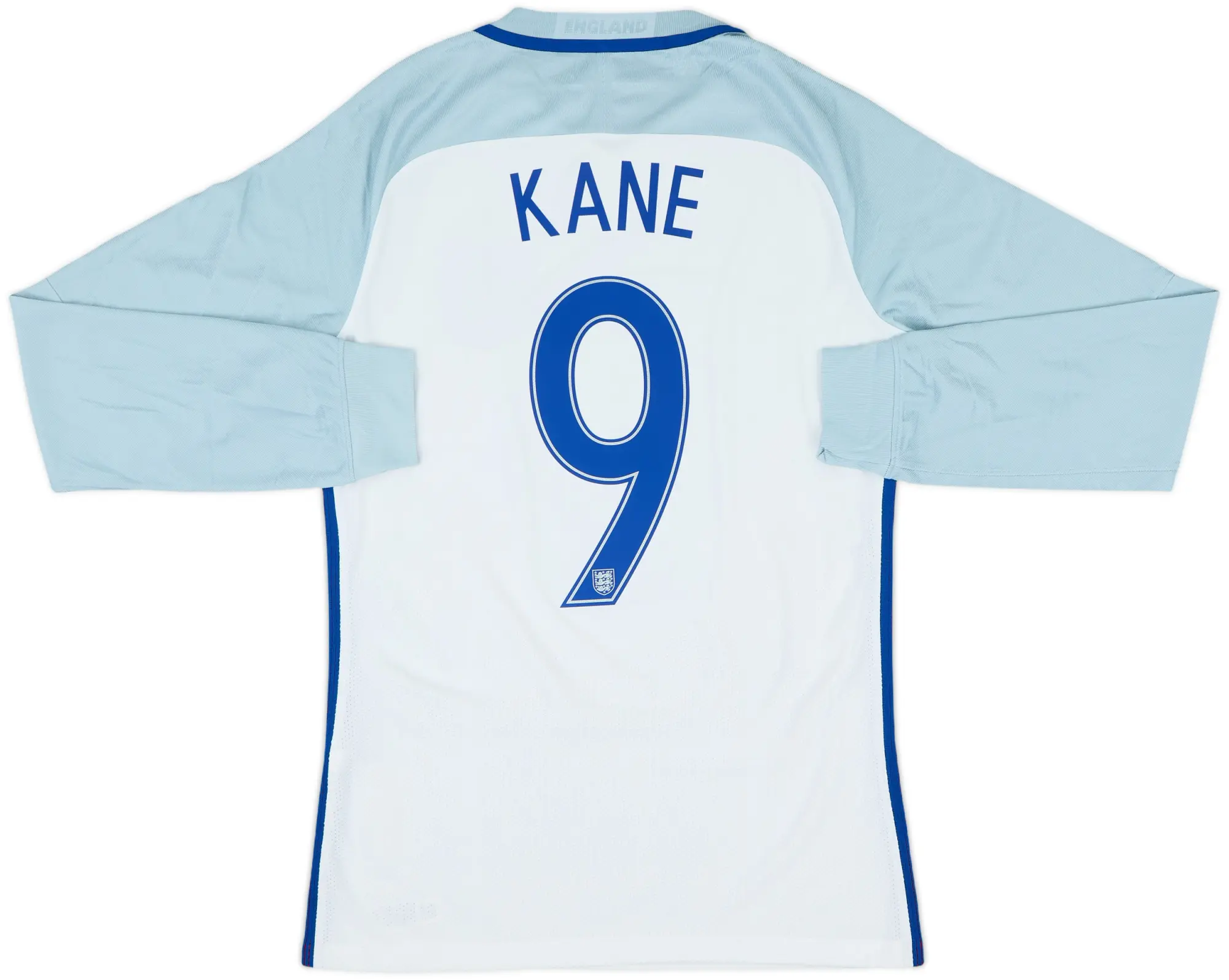 2016-17 England Authentic Home L/S Shirt Kane #9 - 10/10 - (M)