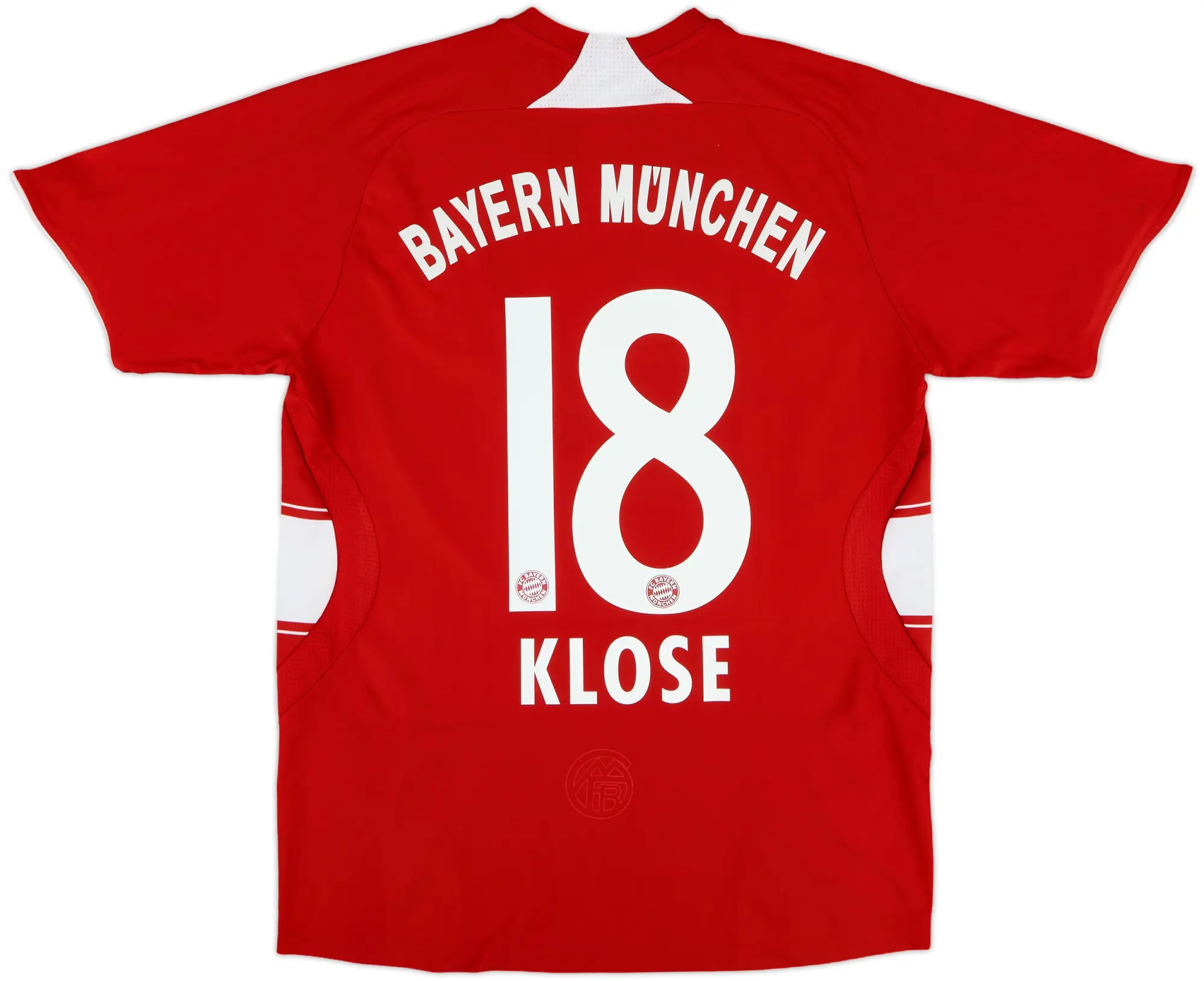 adidas Bayern Munich Boys SS Home Shirt 2007/08