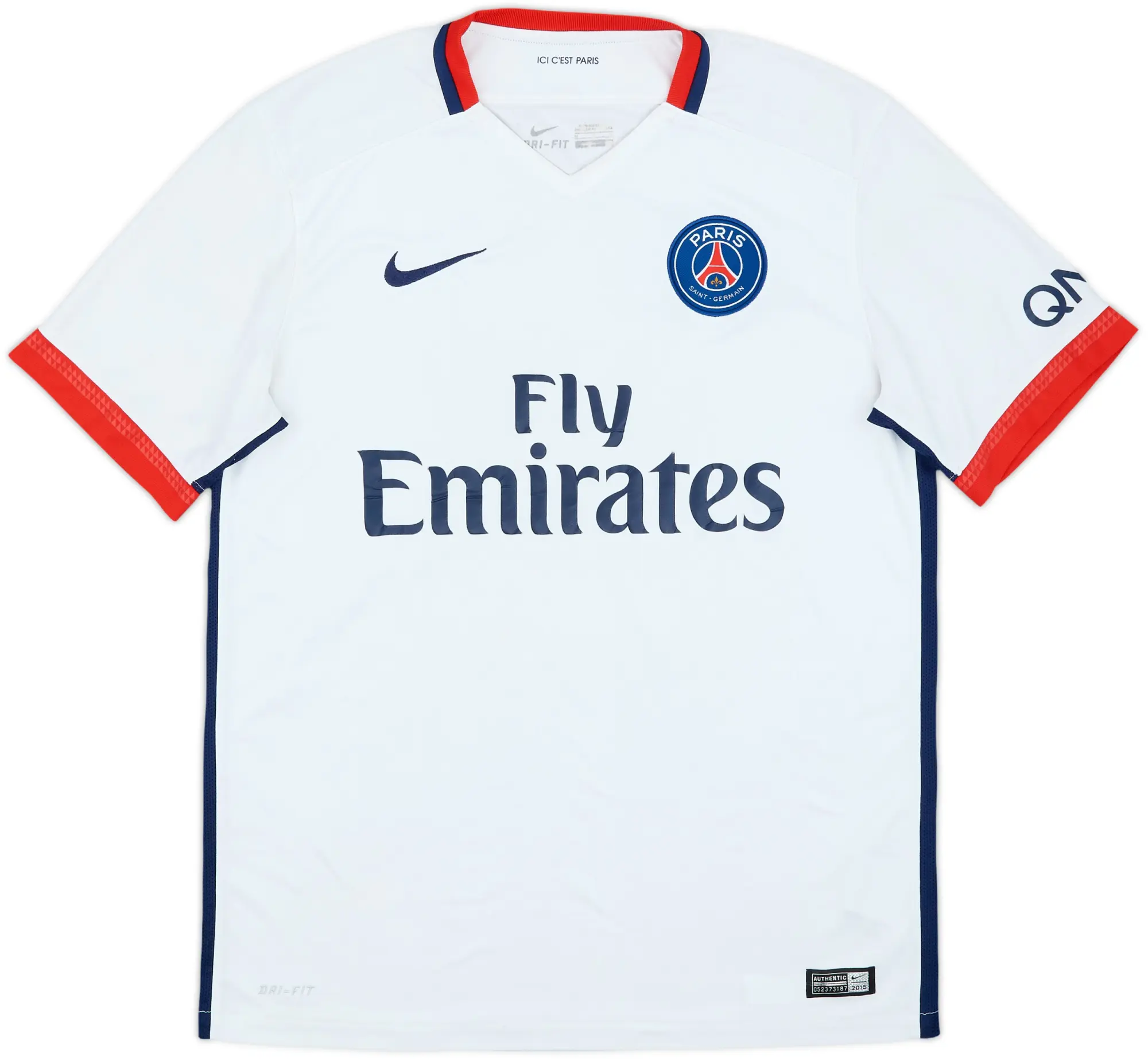2015-16 Paris Saint-Germain Away Shirt - 5/10 - (M)