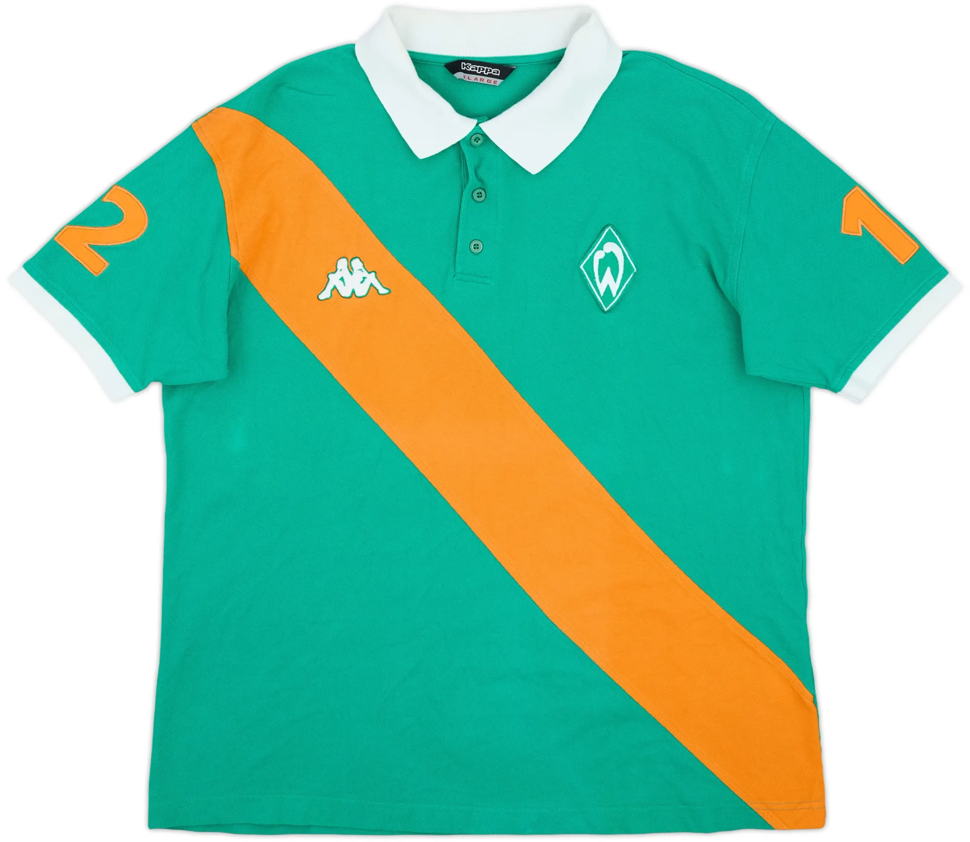 2007-08 Werder Bremen Kappa Polo Shirt #12 - 10/10 - (XL)