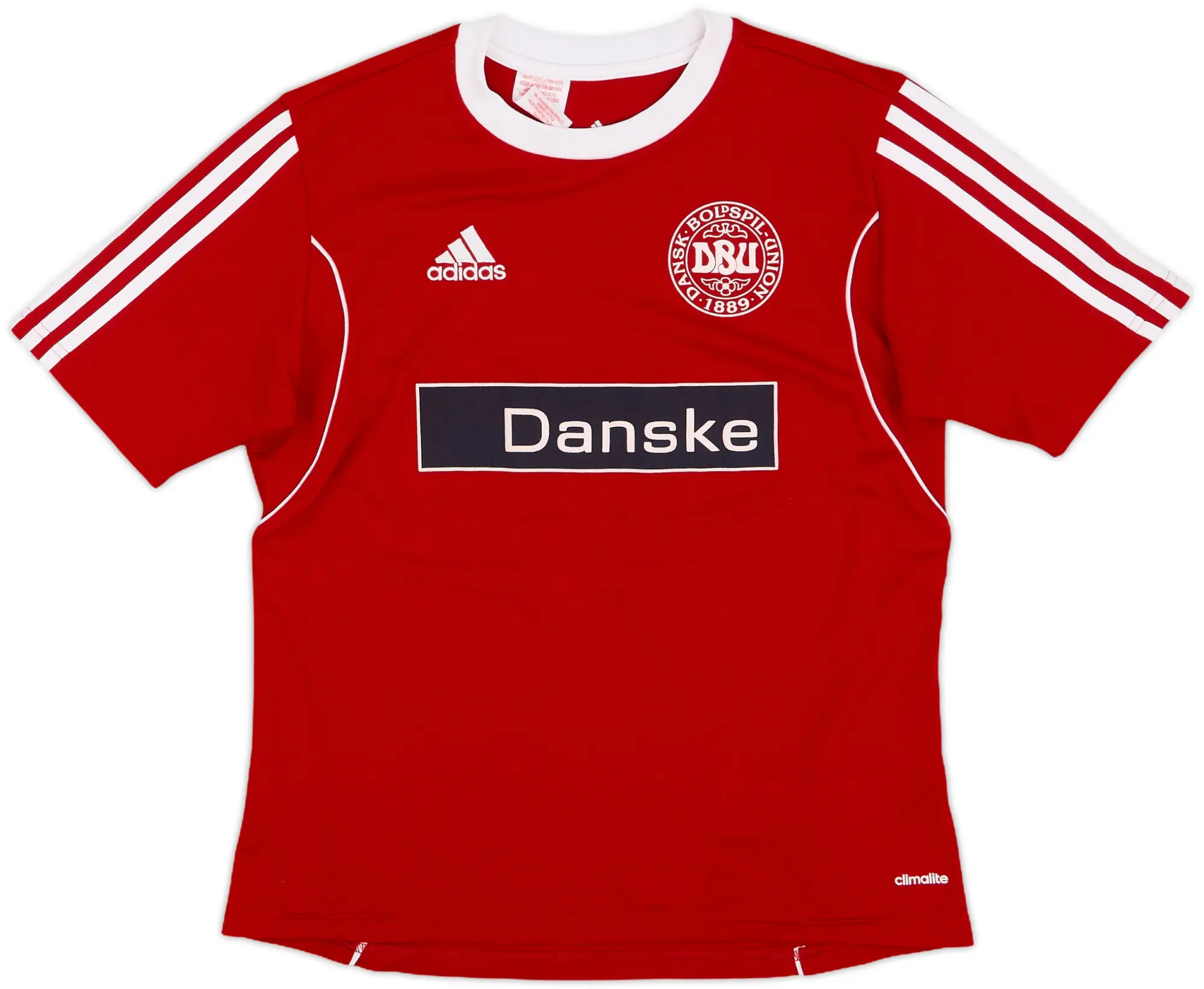 2013-14 Denmark adidas Fodboldskole Training Shirt - 7/10 - (XL.Boys)