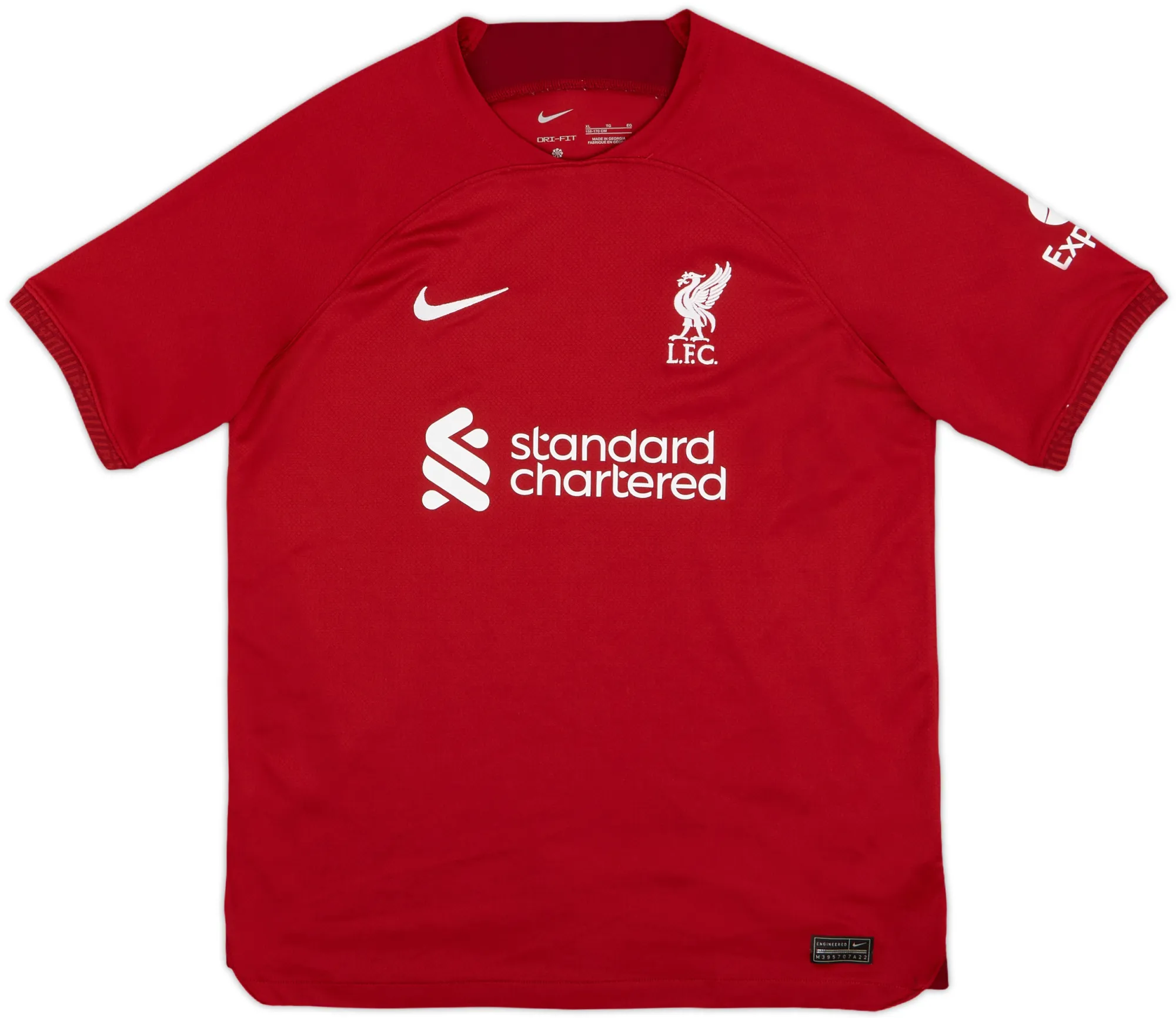 Nike Liverpool Boys SS Home Shirt 2022/23