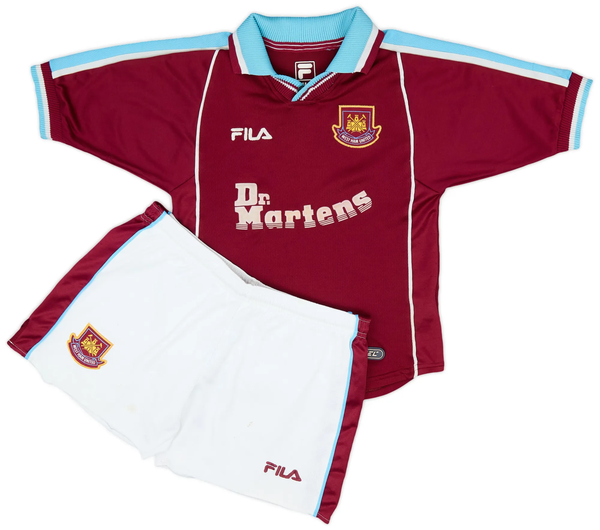Fila West Ham United Boys SS Home Mini Kit 1999/01