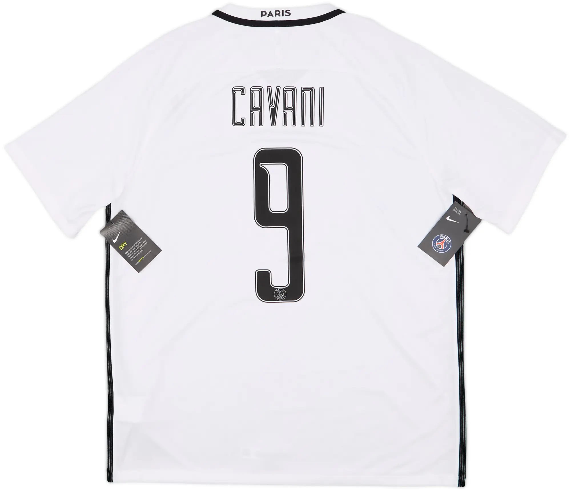 2016-17 Paris Saint-Germain Third Shirt Cavani #9 (XL)