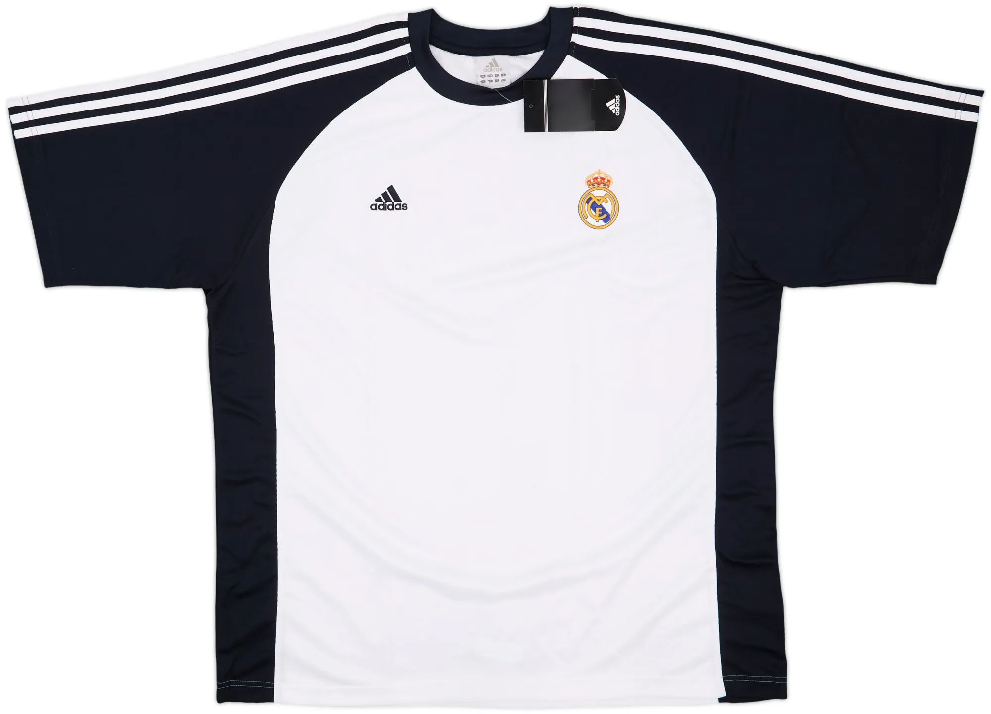 adidas Real Madrid Mens SS Home Shirt 2003/04