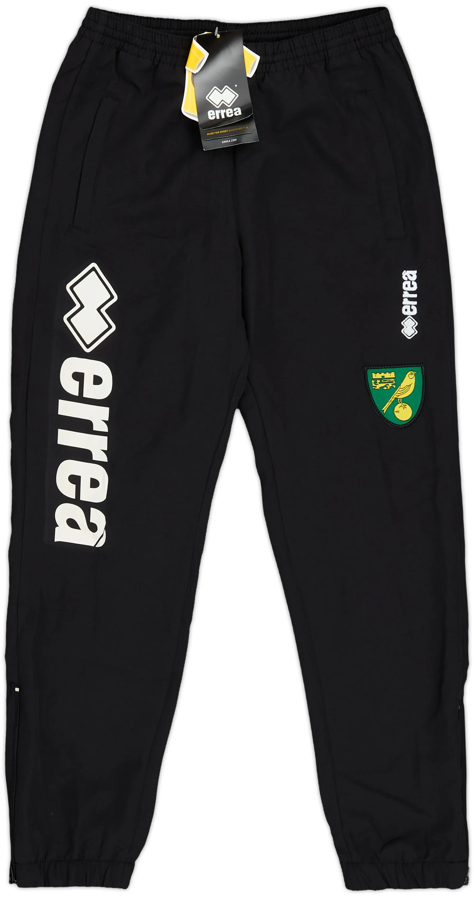 2013-14 Norwich Errea Track Pants/Bottoms (XL.Boys)