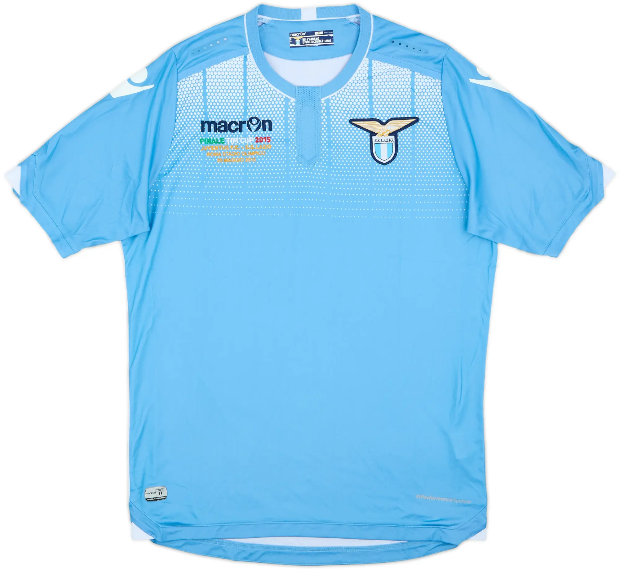2015-16 Lazio 'Finale TIM Cup' Home Shirt - 9/10 - (M)