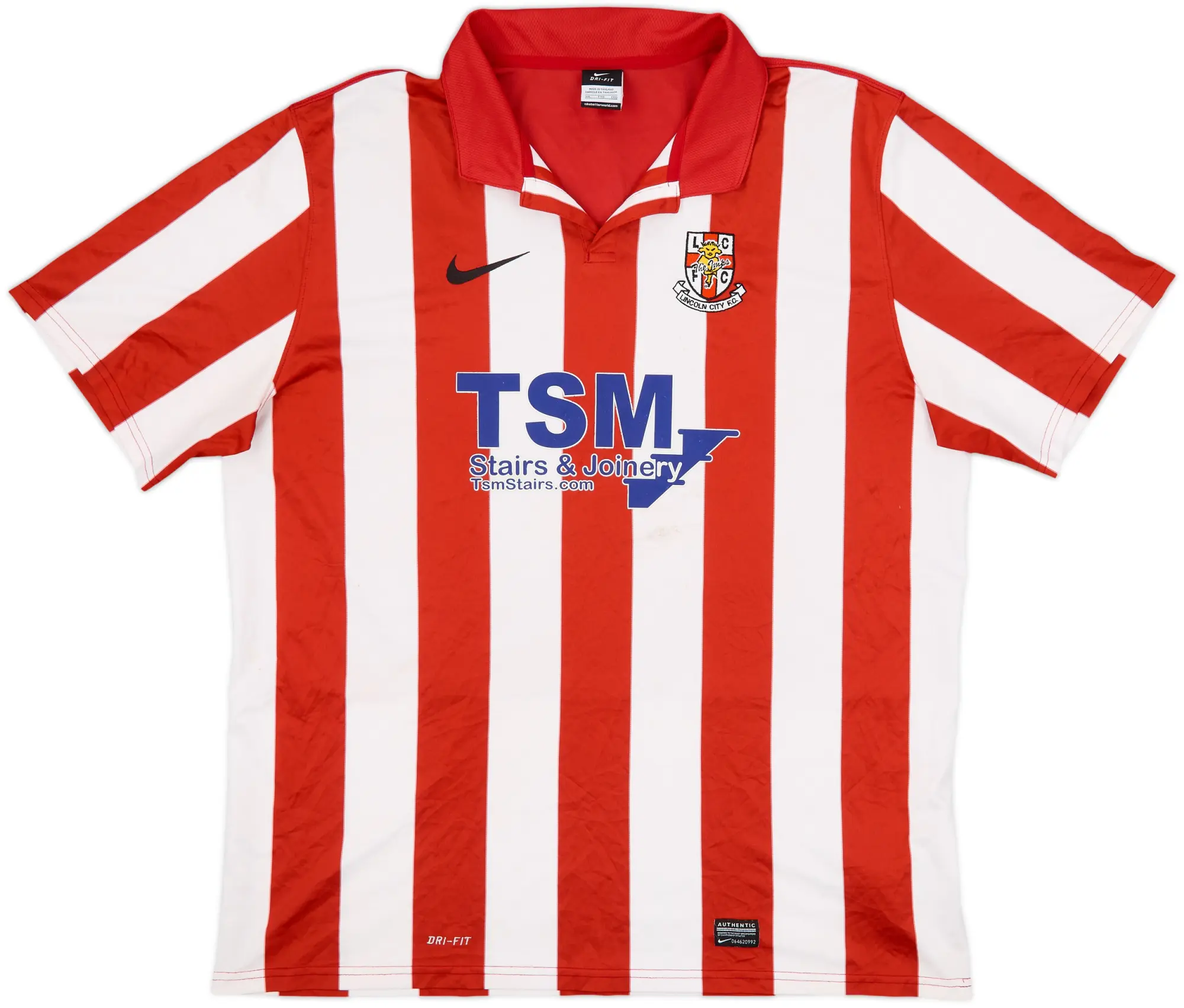 2012-13 Lincoln City Home Shirt - 6/10 - (XXL)
