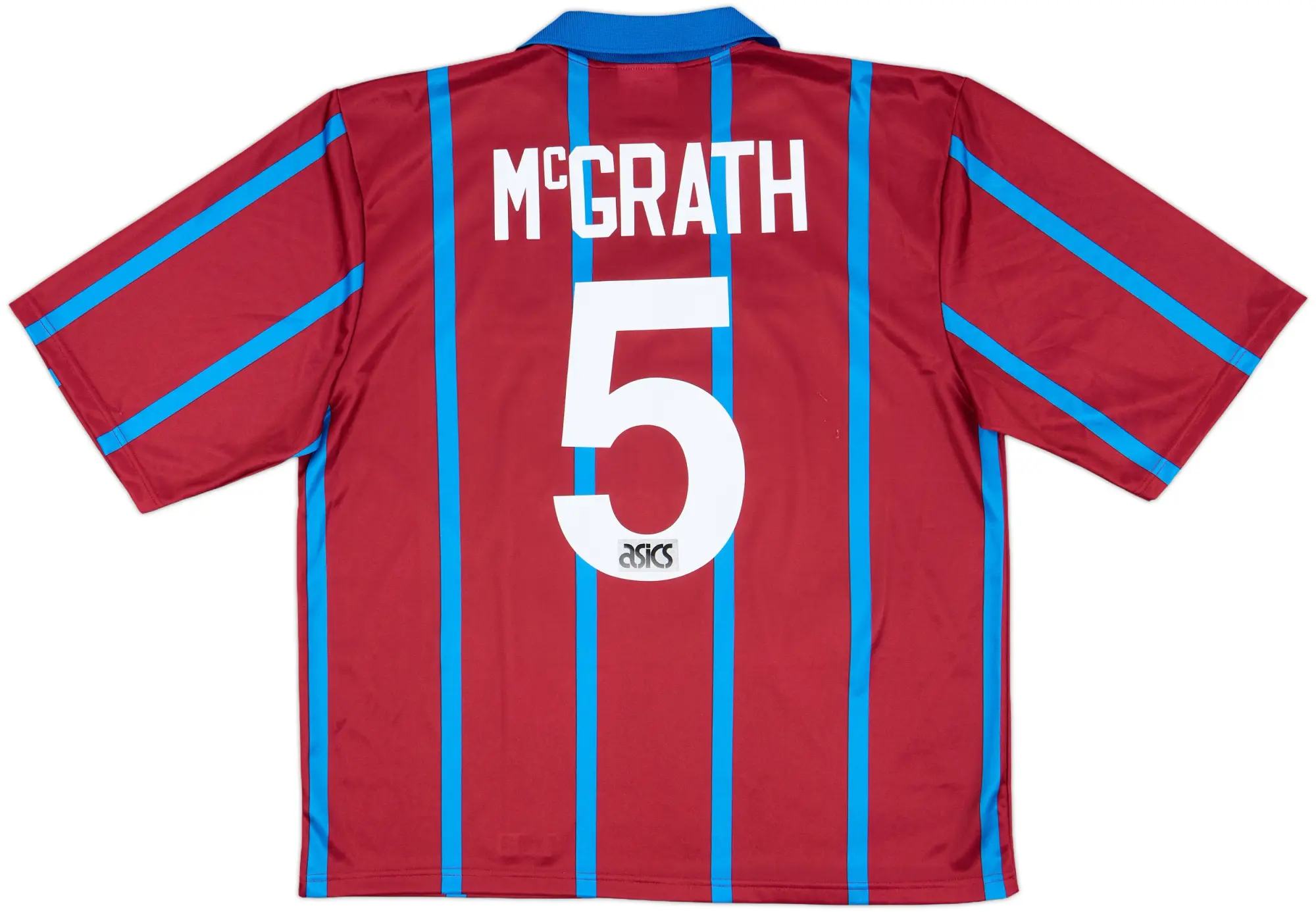 1993-95 Aston Villa Home Shirt McGrath #5 - 10/10 - (XL)