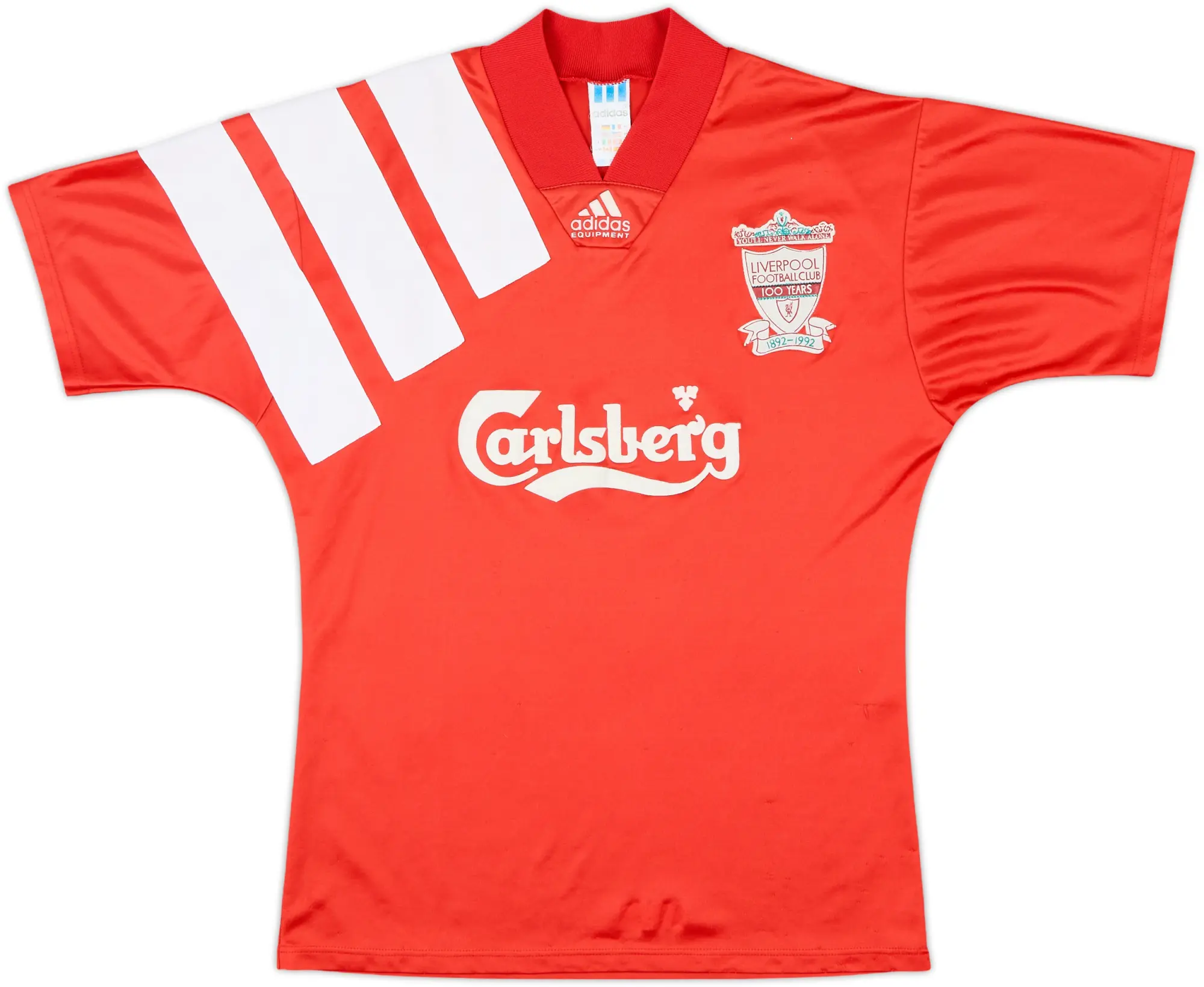 1992-93 Liverpool Centenary Home Shirt - 8/10 - (M)