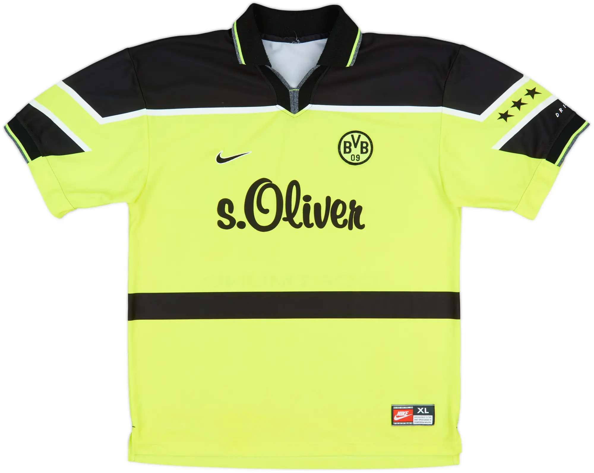 Nike Borussia Dortmund Mens SS Home Shirt 1997/98