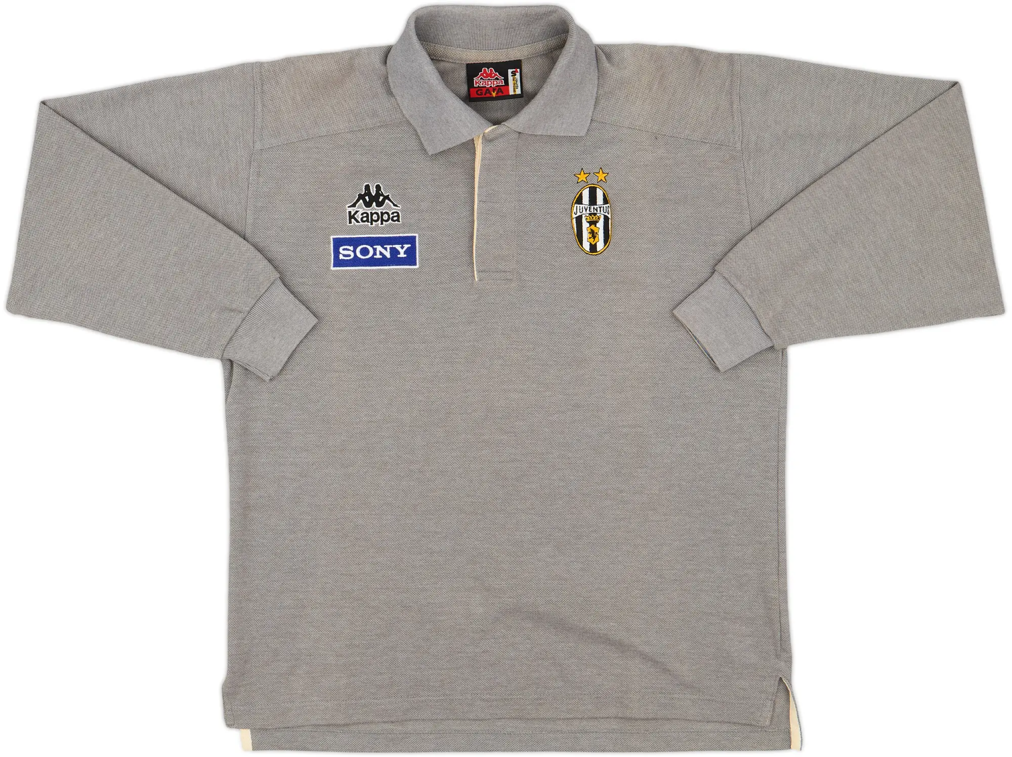 1998-99 Juventus Kappa Polo L/S Shirt - 8/10 - (S)