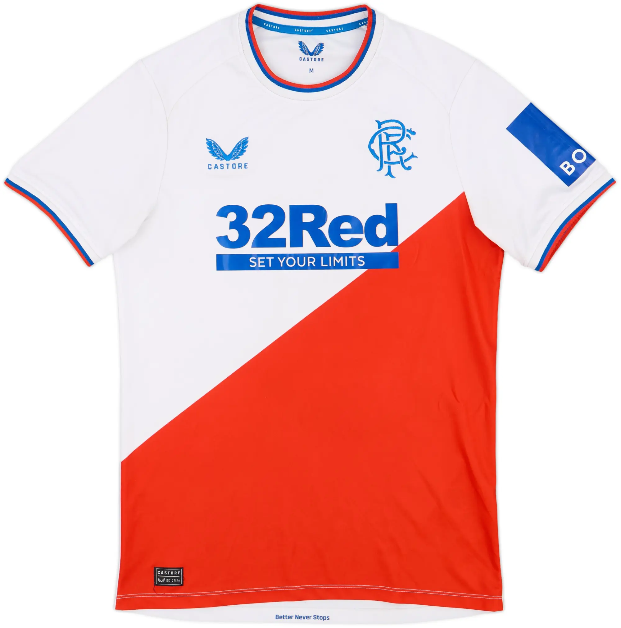 Castore Rangers Mens SS Away Shirt 2022/23